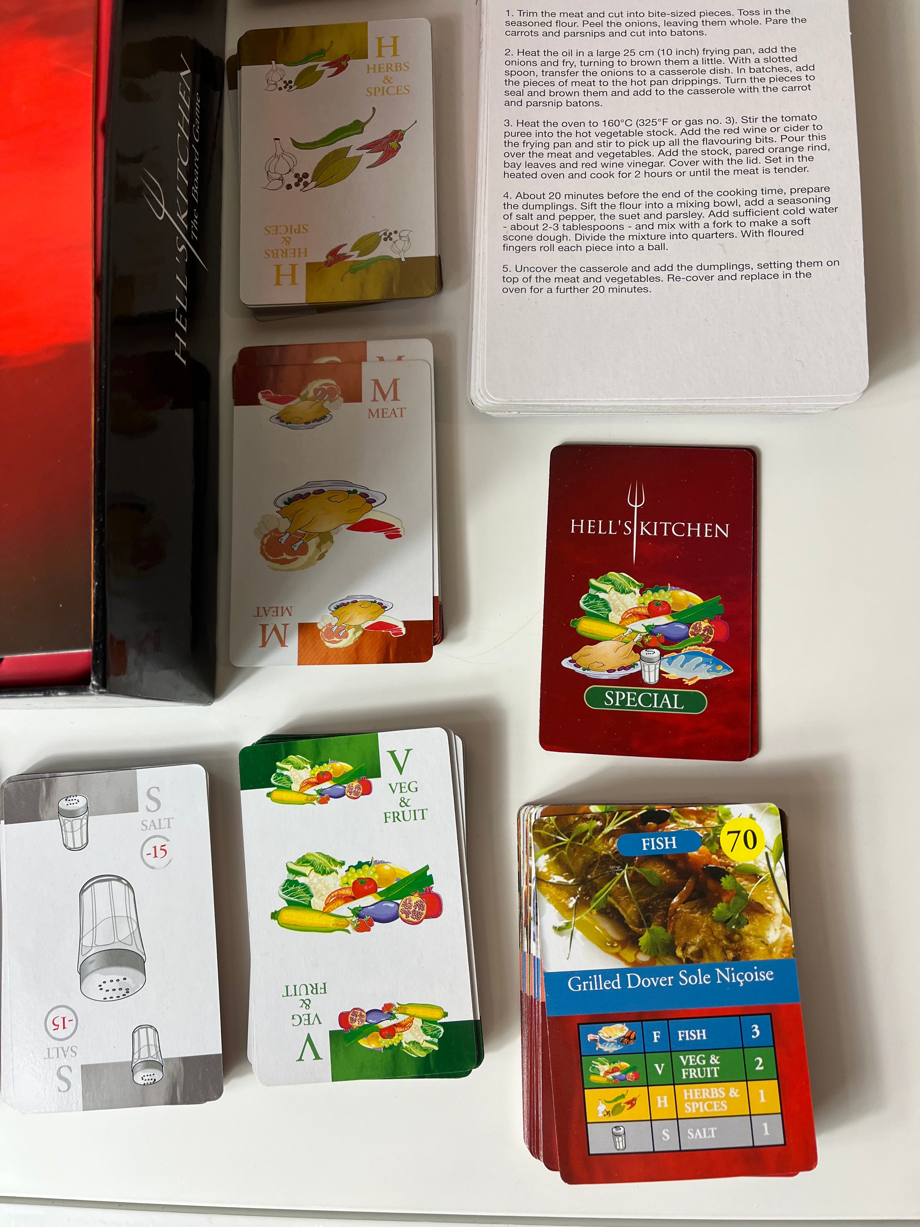 Stalo žaidimas „Hell's Kitchen“