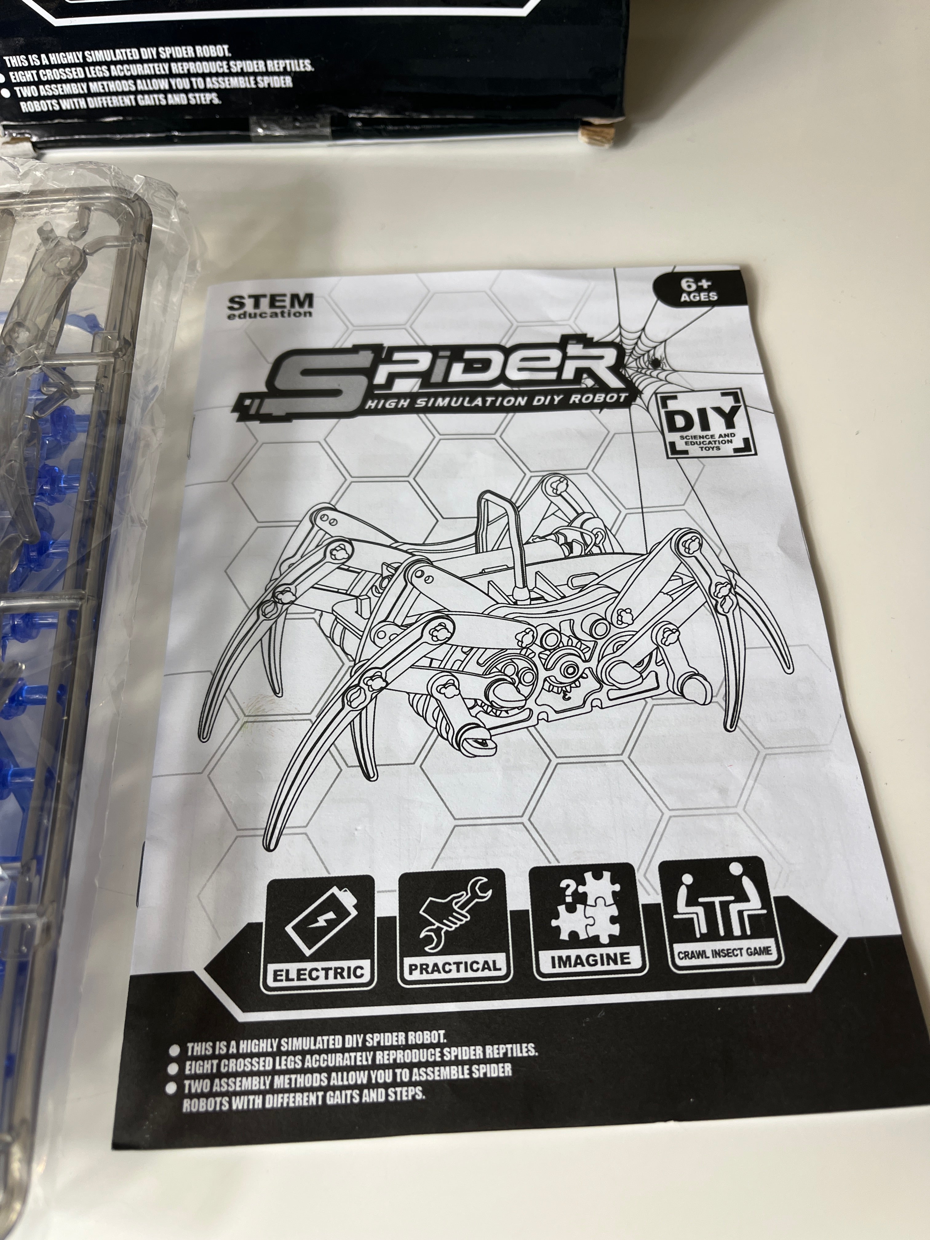 STEM konstruktorius „Spider Robot“