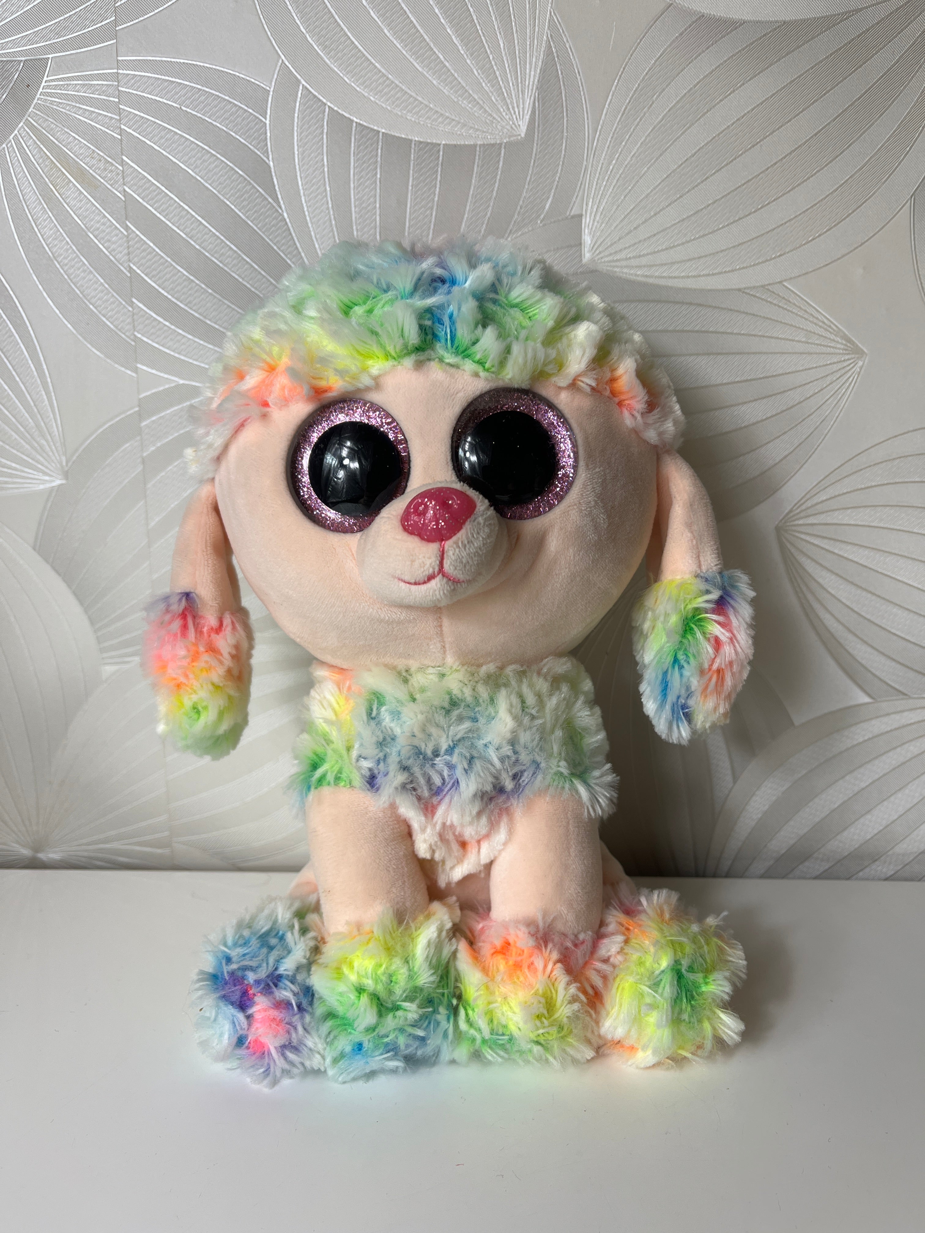 Minkštas žaislas „TY Pudelis Rainbow“