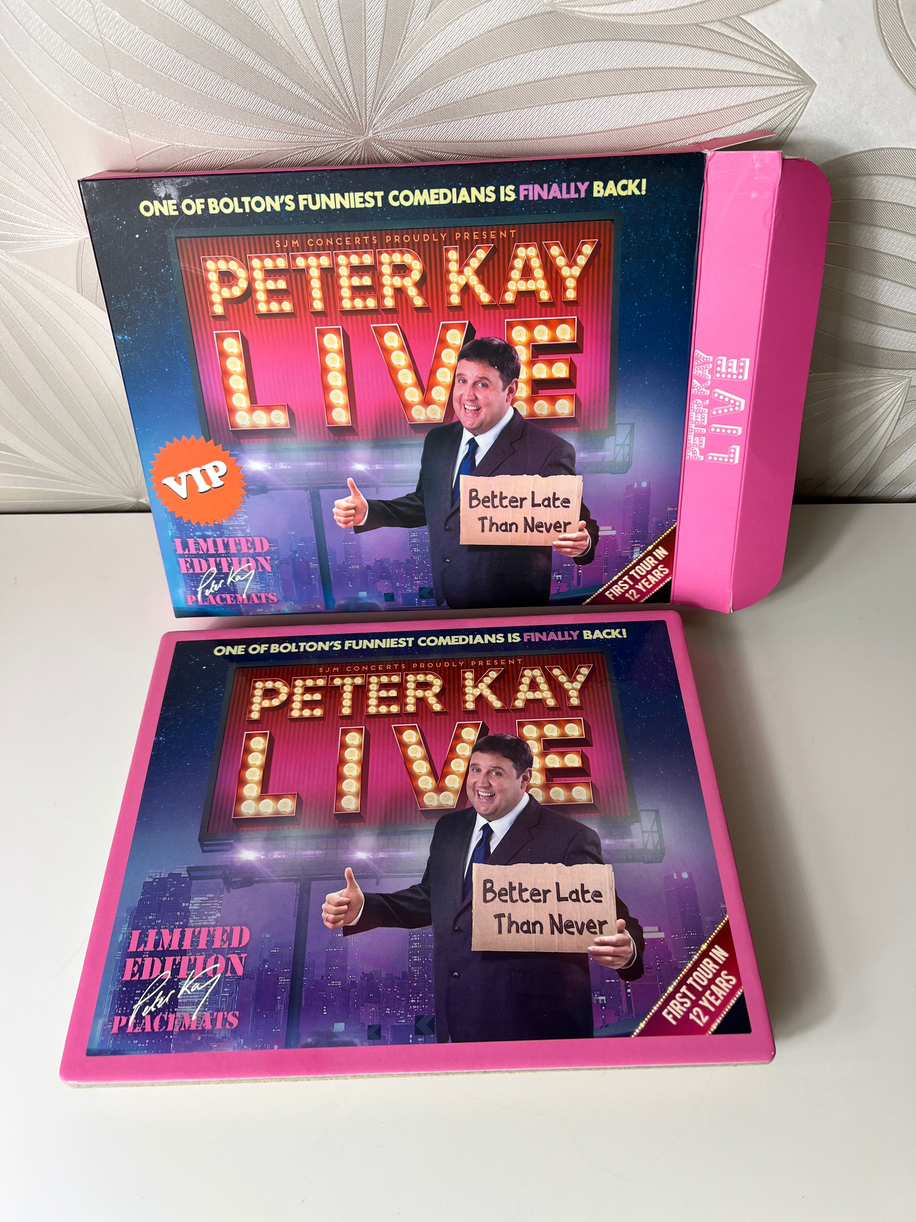 Peter Kay „Live“ padėkliukai (VIP Limited Edition)