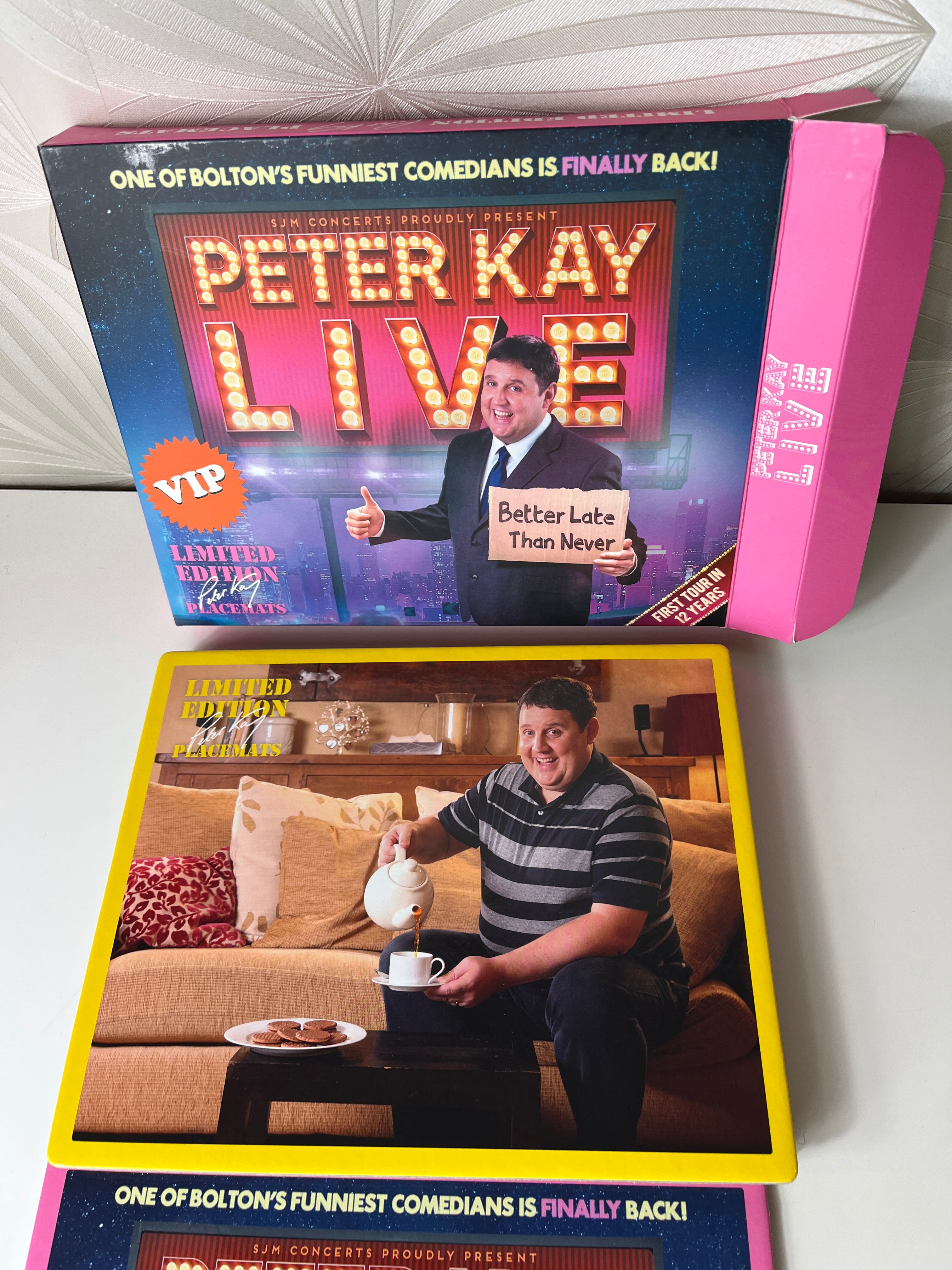 Peter Kay „Live“ padėkliukai (VIP Limited Edition)