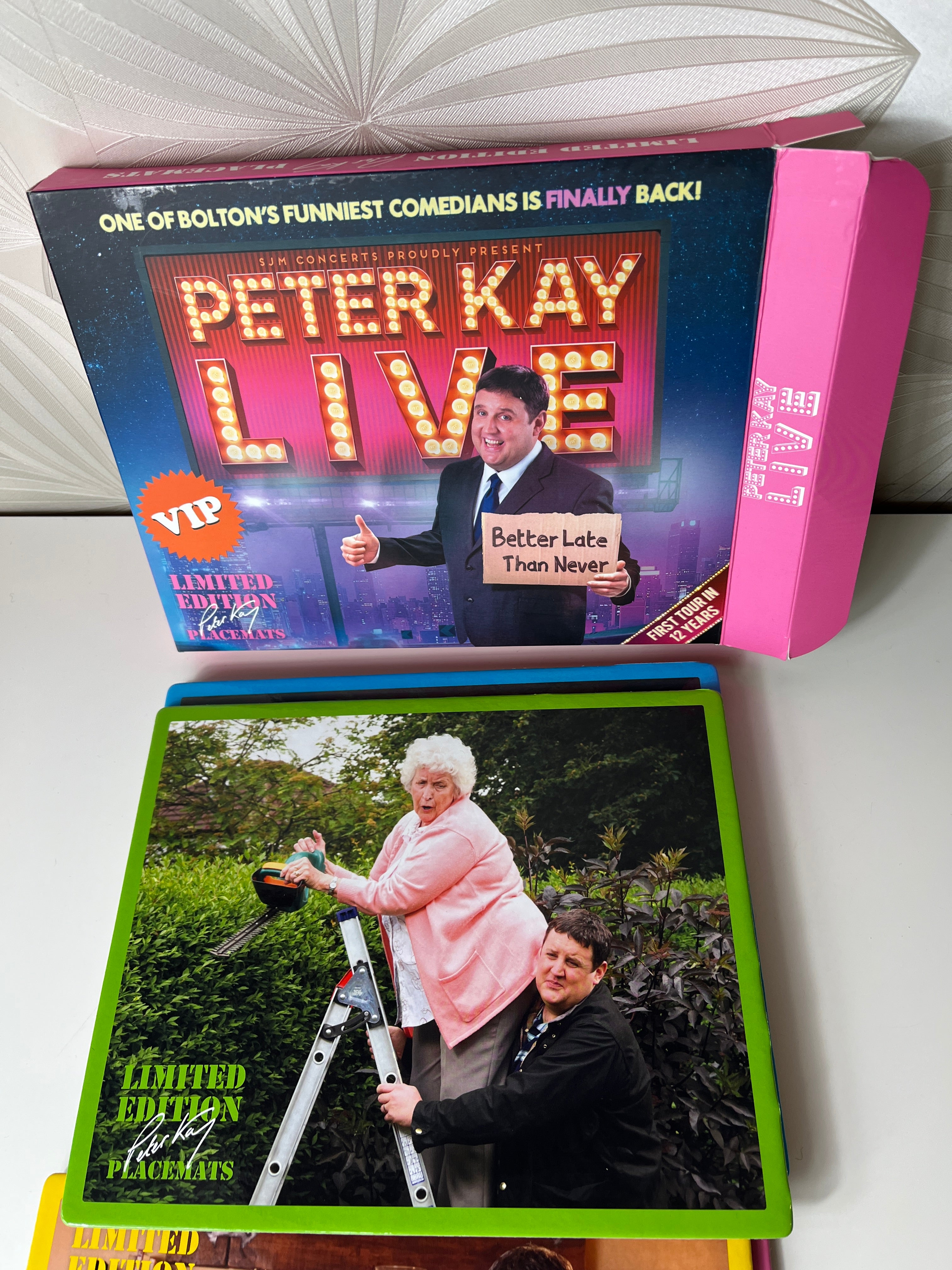 Peter Kay „Live“ padėkliukai (VIP Limited Edition)