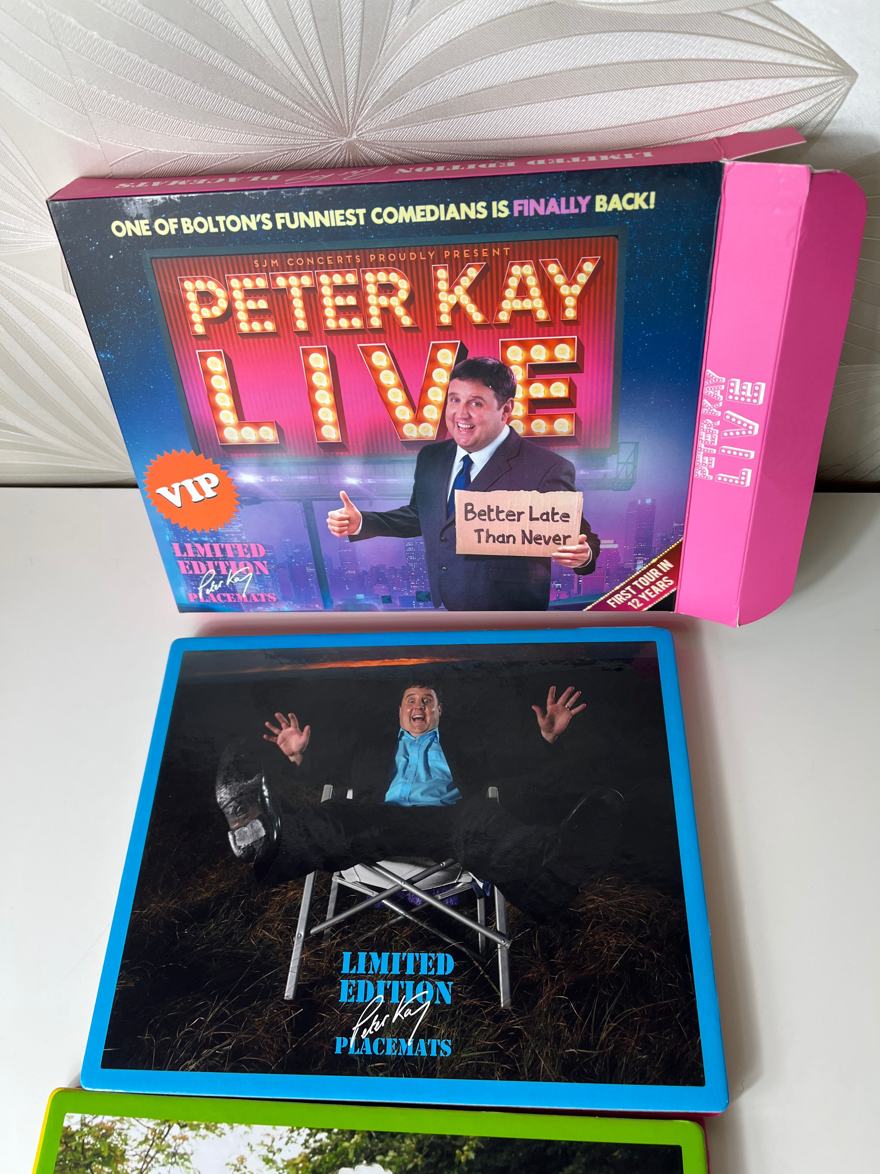 Peter Kay „Live“ padėkliukai (VIP Limited Edition)