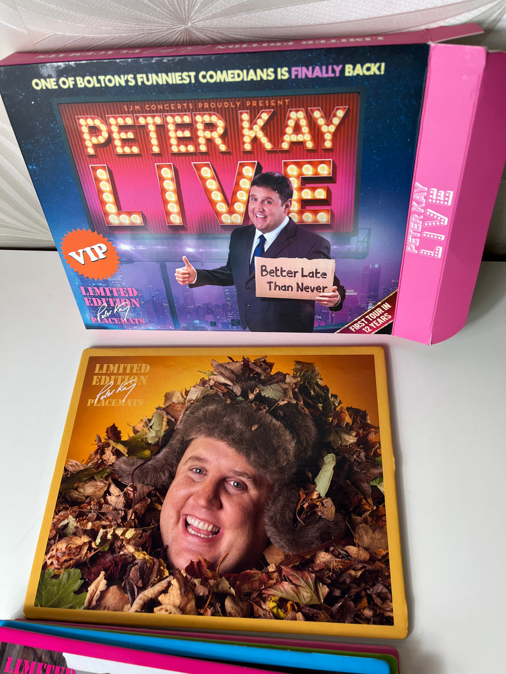 Peter Kay „Live“ padėkliukai (VIP Limited Edition)