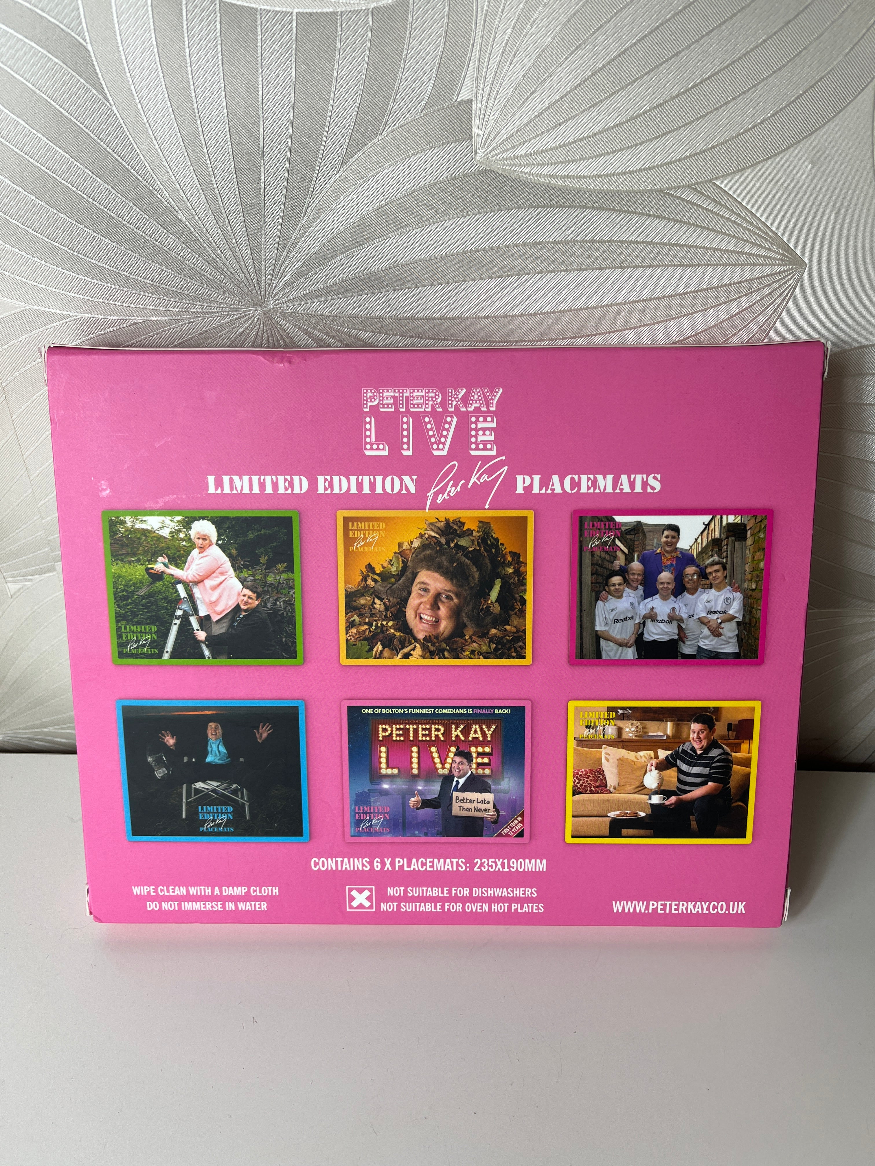 Peter Kay „Live“ padėkliukai (VIP Limited Edition)