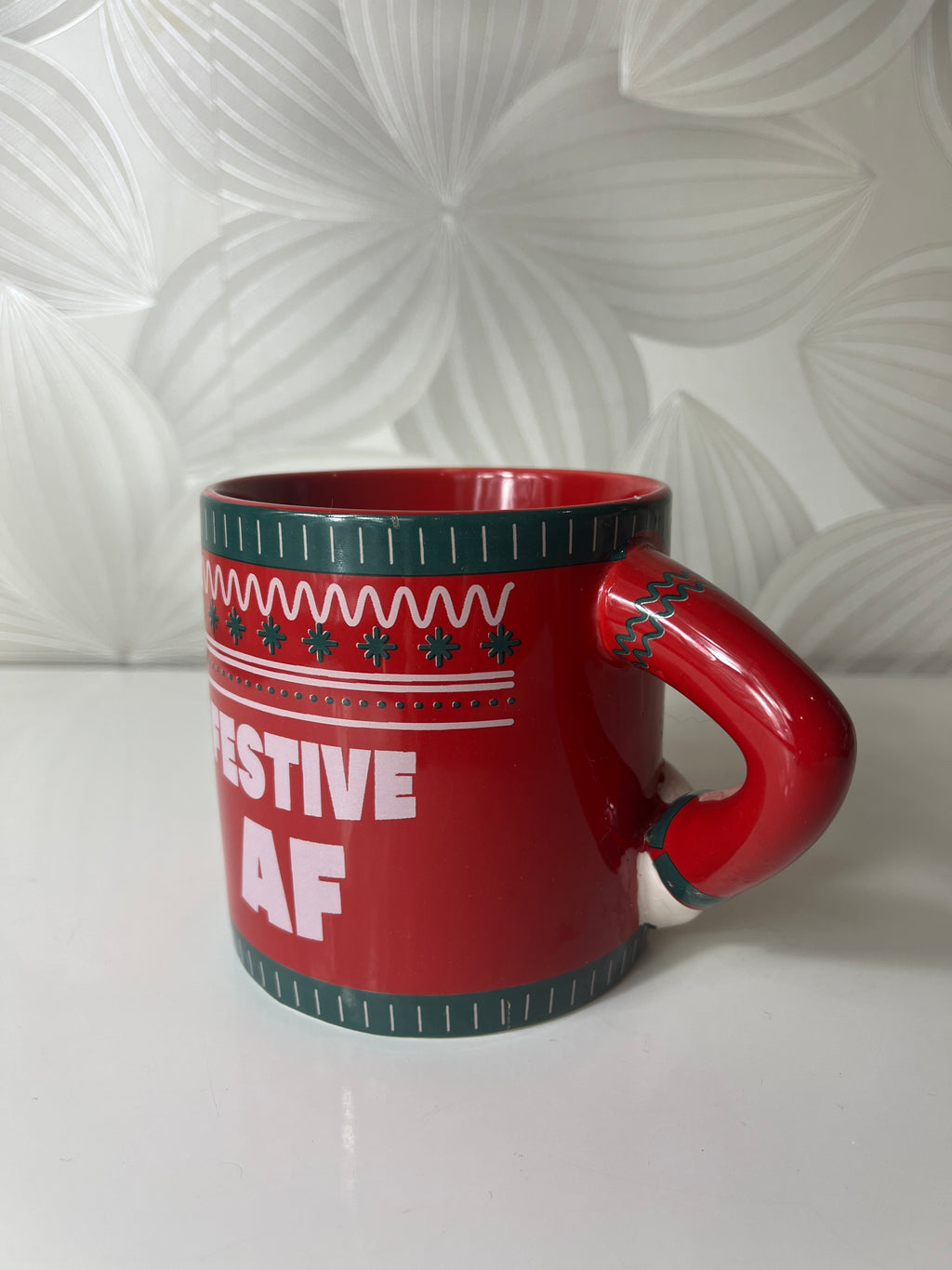 Kalėdinis puodelis „Festive AF“