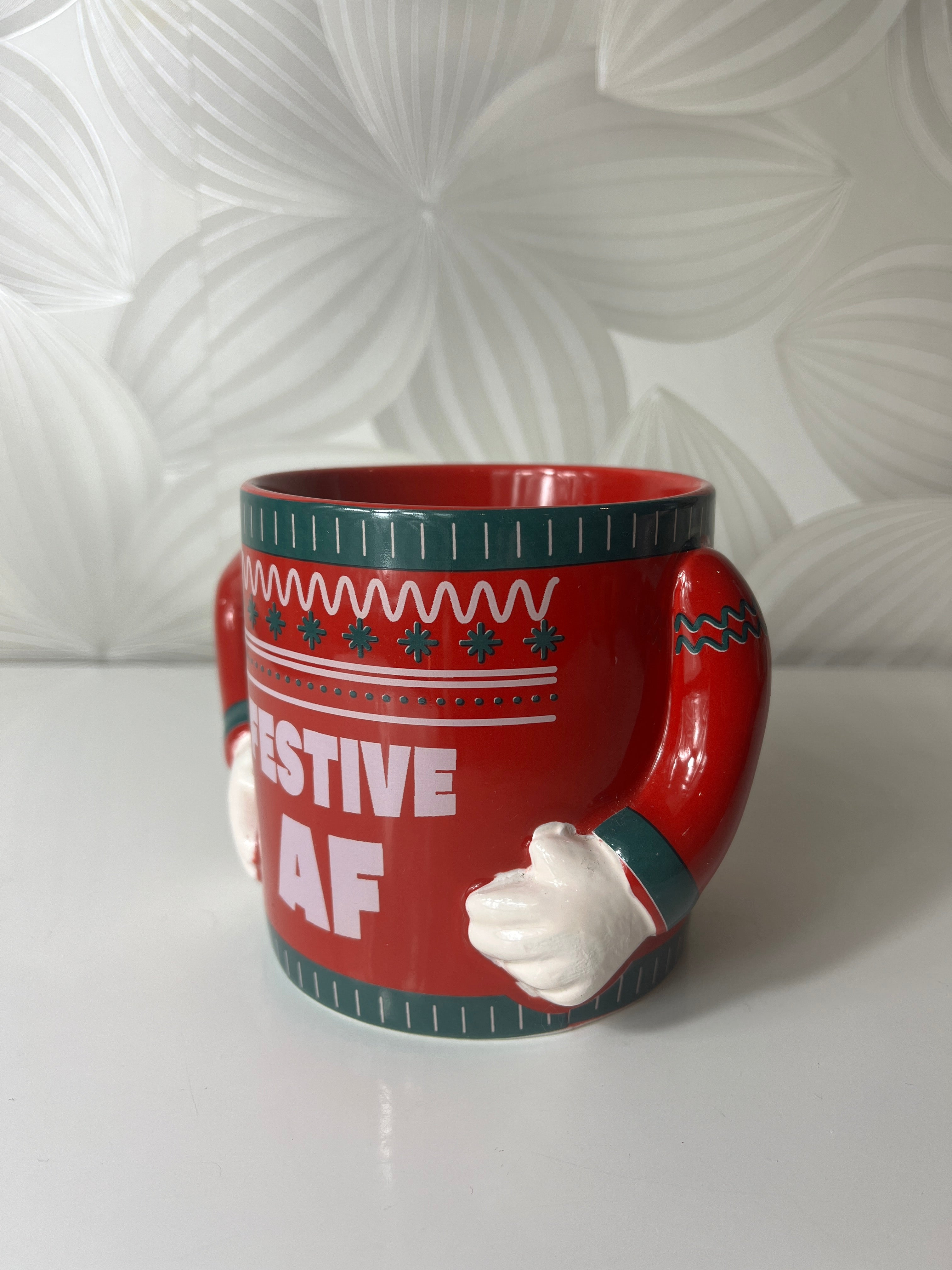 Kalėdinis puodelis „Festive AF“