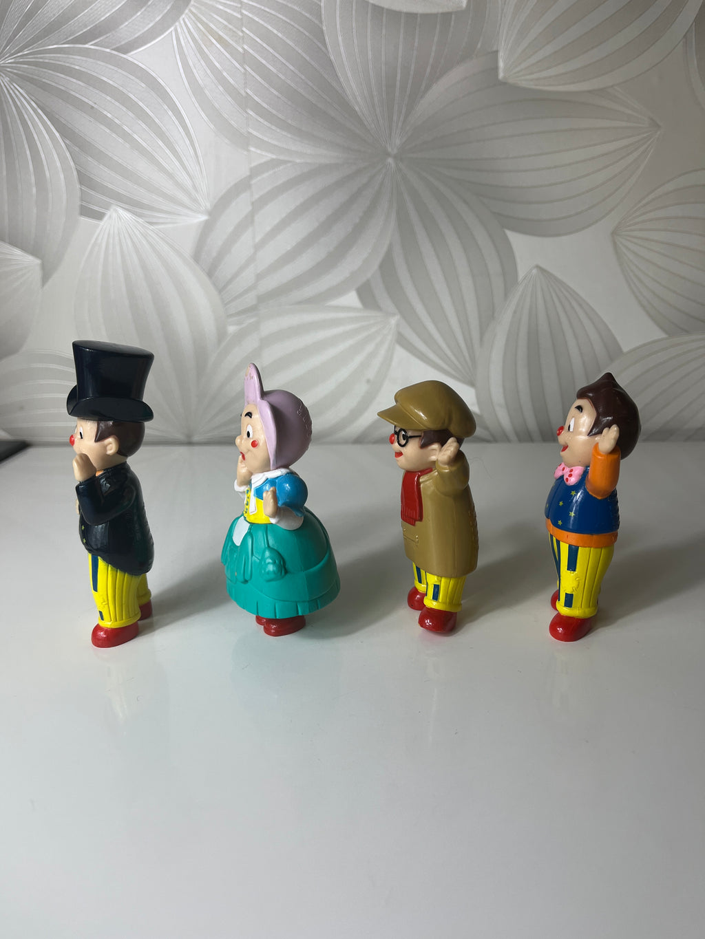 Vintažinis retro klounų ketvertukas „Mr Tumble and Friends“