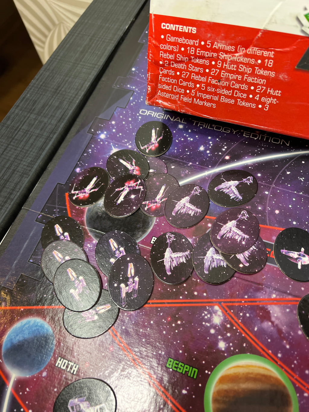 Vintažinis kolekcinis stalo žaidimas „Risk – Star Wars“ (2006 metų)