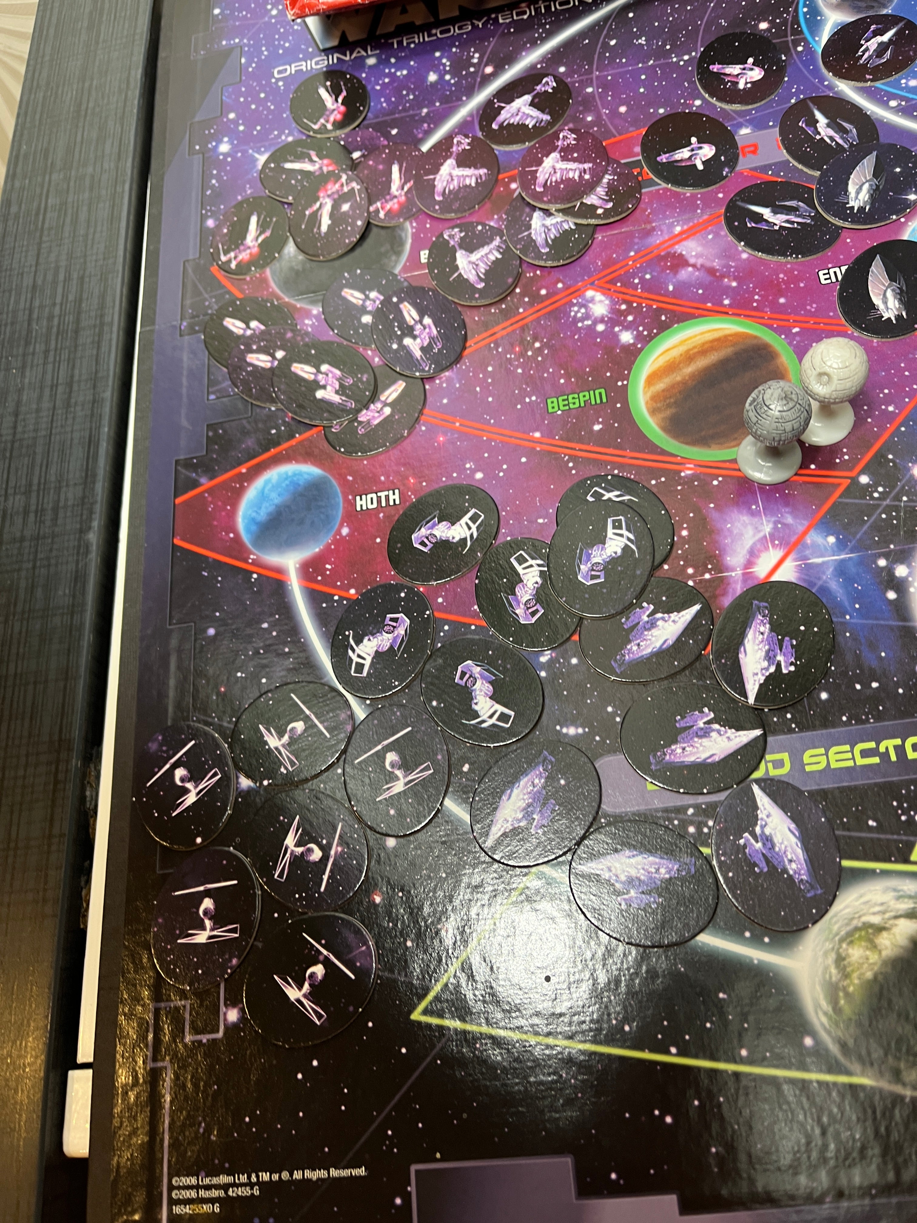 Vintažinis kolekcinis stalo žaidimas „Risk – Star Wars“ (2006 metų)