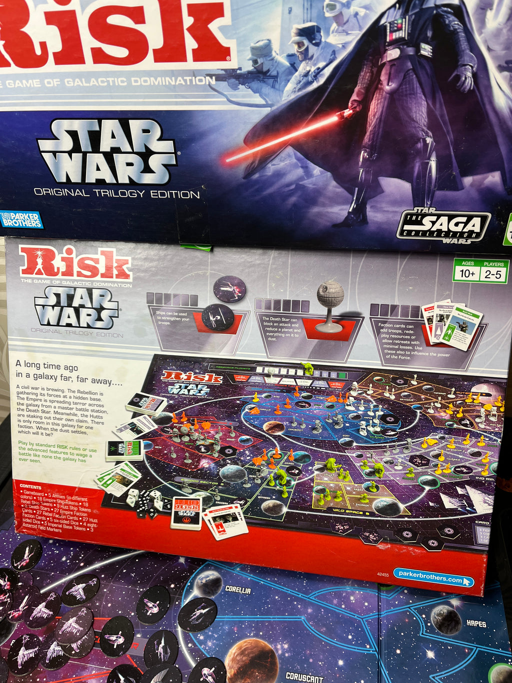 Vintažinis kolekcinis stalo žaidimas „Risk – Star Wars“ (2006 metų)