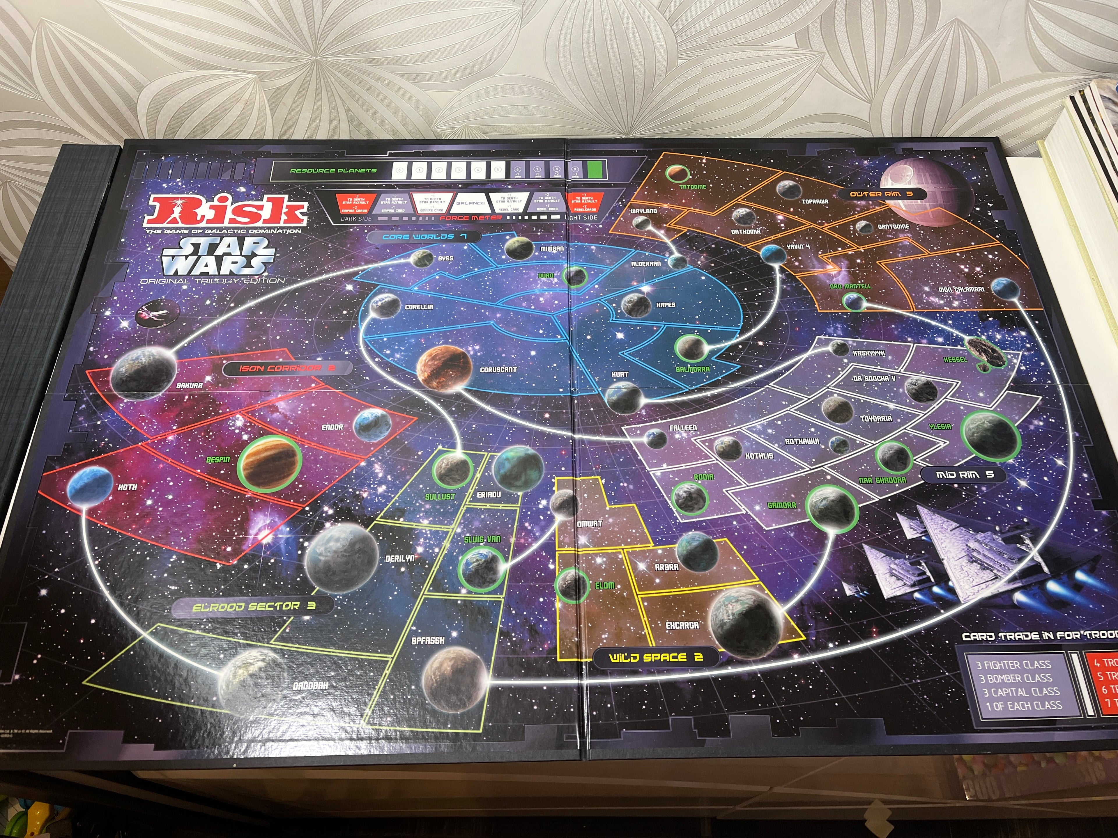 Vintažinis kolekcinis stalo žaidimas „Risk – Star Wars“ (2006 metų)