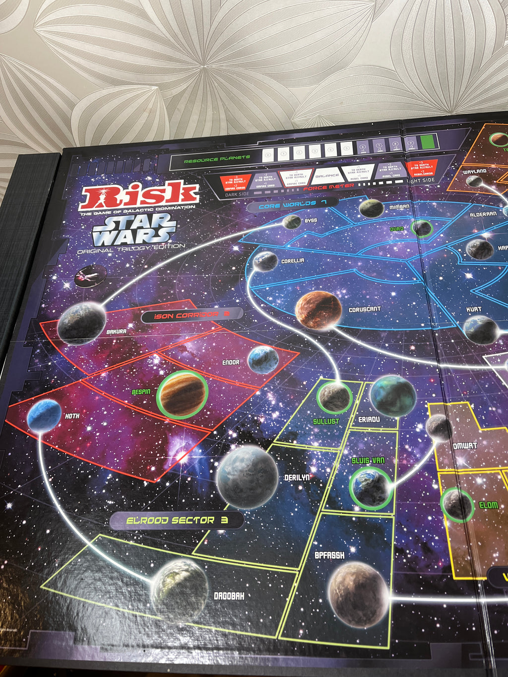 Vintažinis kolekcinis stalo žaidimas „Risk – Star Wars“ (2006 metų)