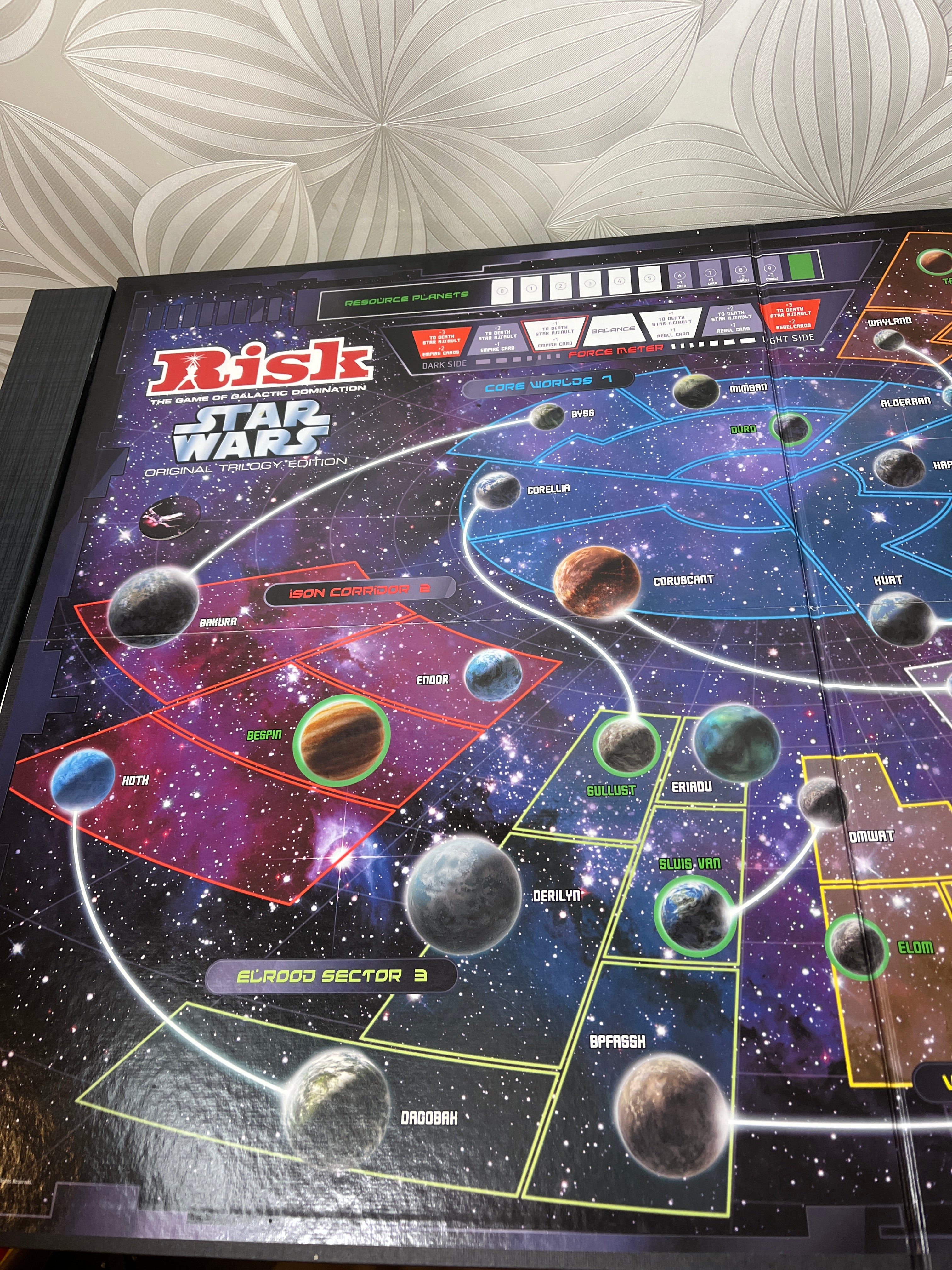 Vintažinis kolekcinis stalo žaidimas „Risk – Star Wars“ (2006 metų)