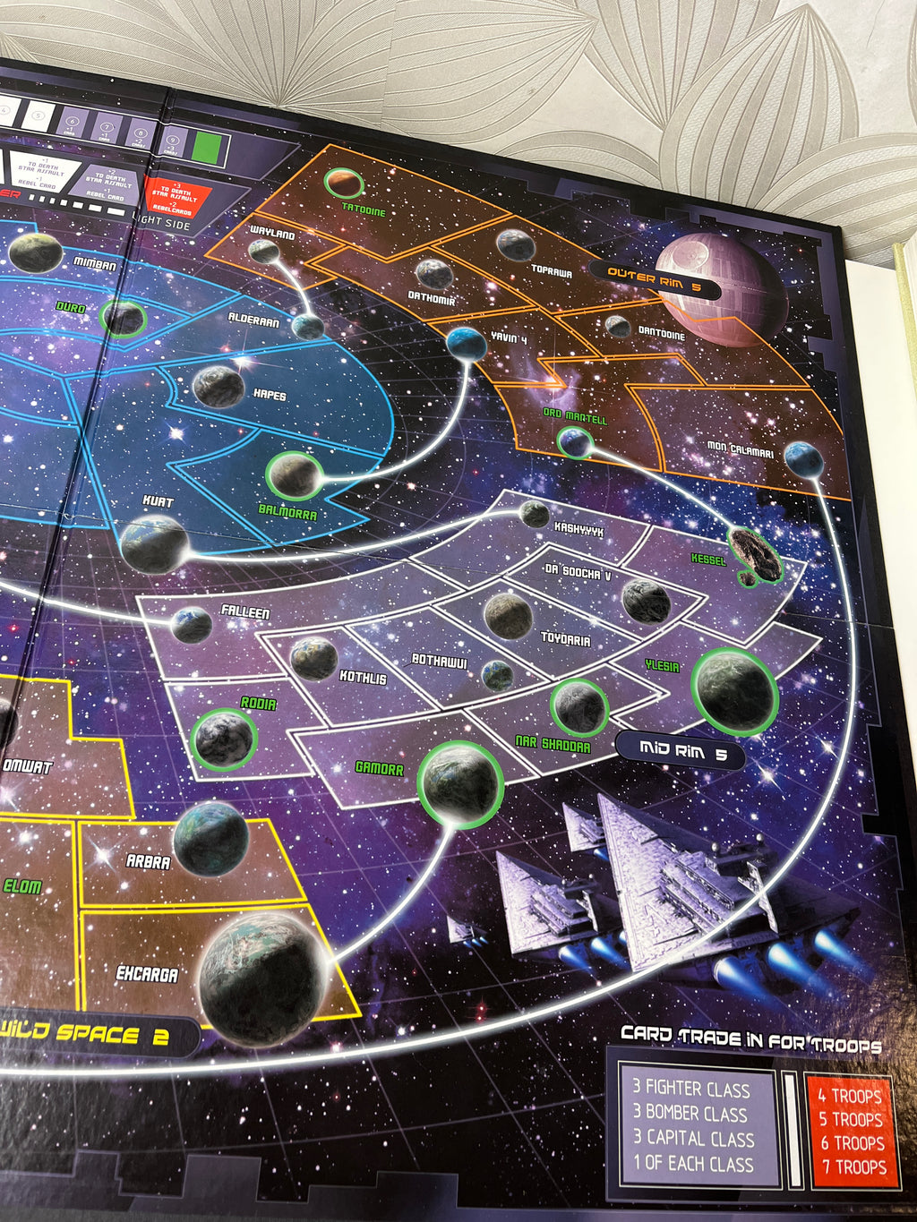 Vintažinis kolekcinis stalo žaidimas „Risk – Star Wars“ (2006 metų)