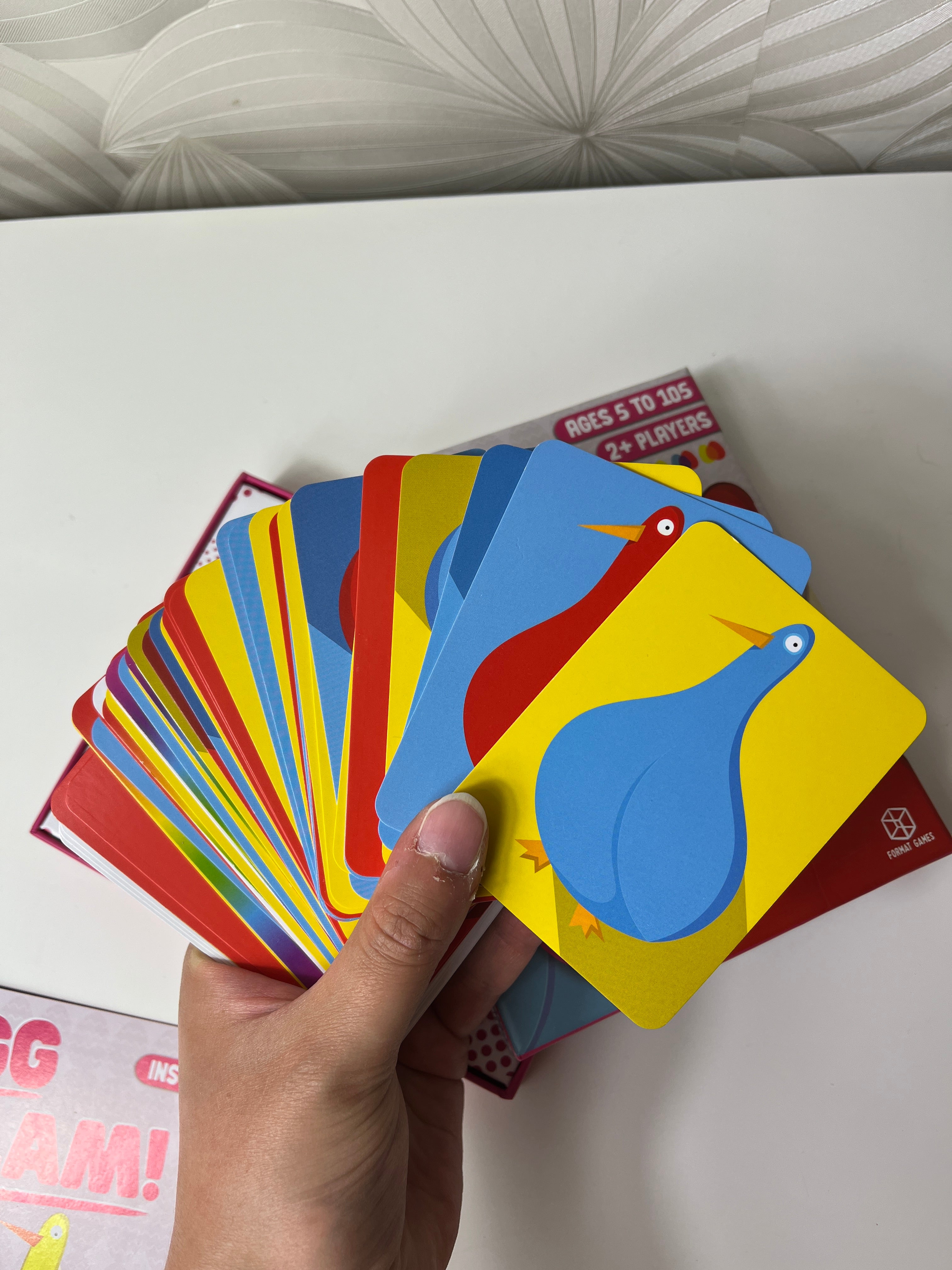 Kortų žaidimas „Egg Slam!“