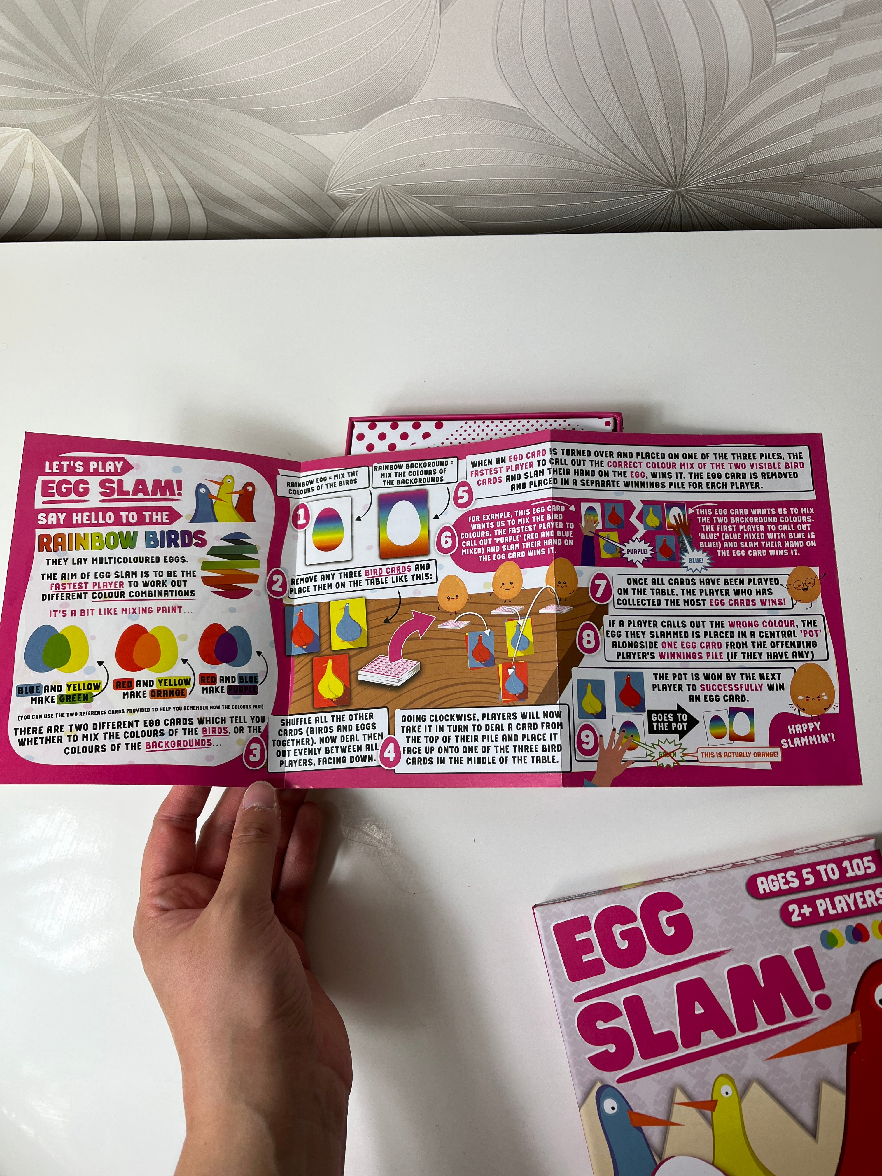 Kortų žaidimas „Egg Slam!“