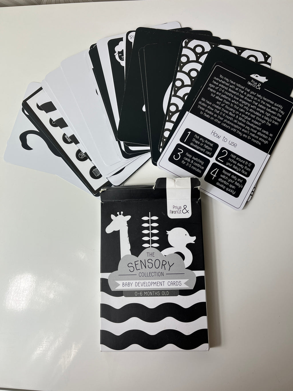 Sensorinės lavinimo kortelės mažyliams „The Sensory Collection“