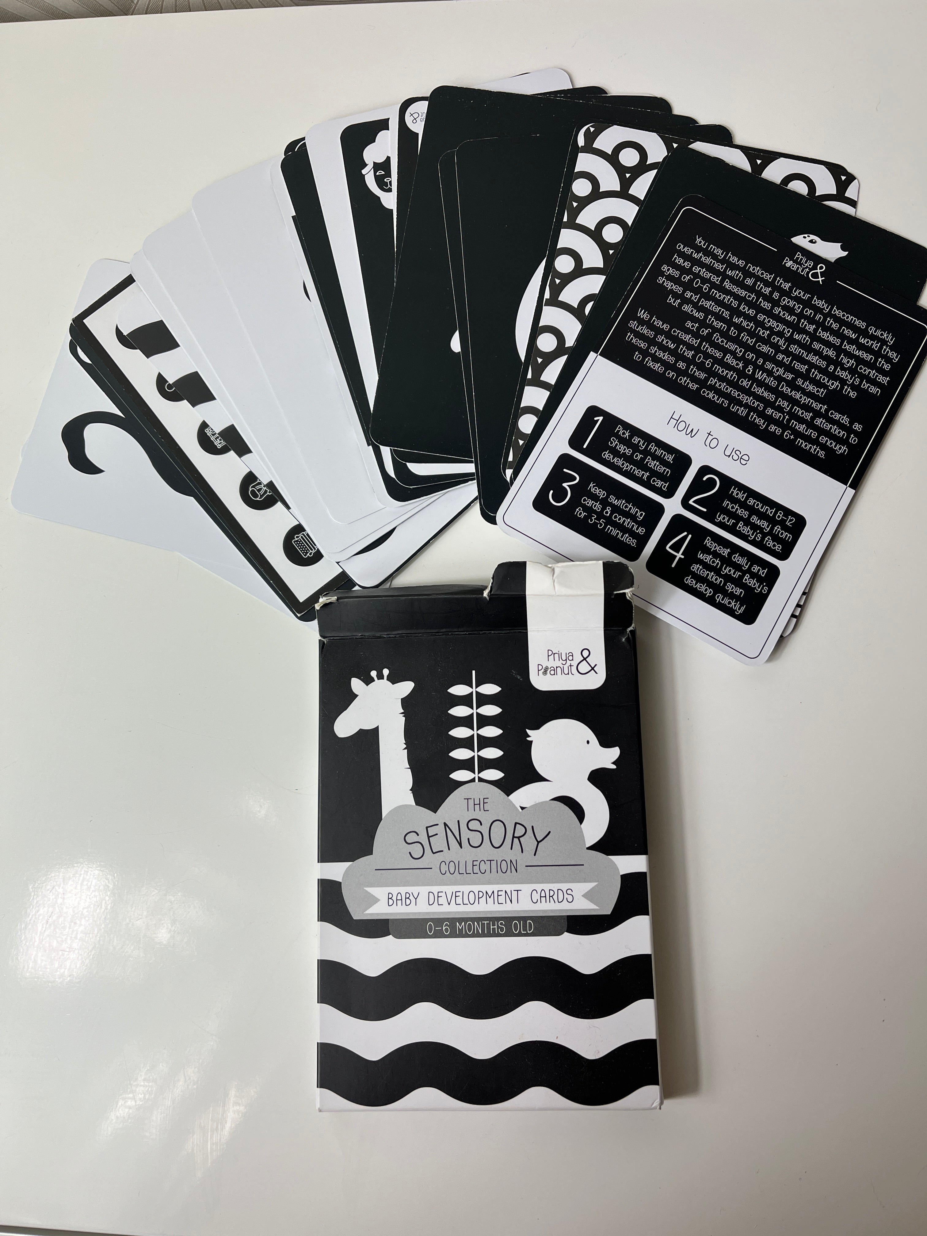 Sensorinės lavinimo kortelės mažyliams „The Sensory Collection“