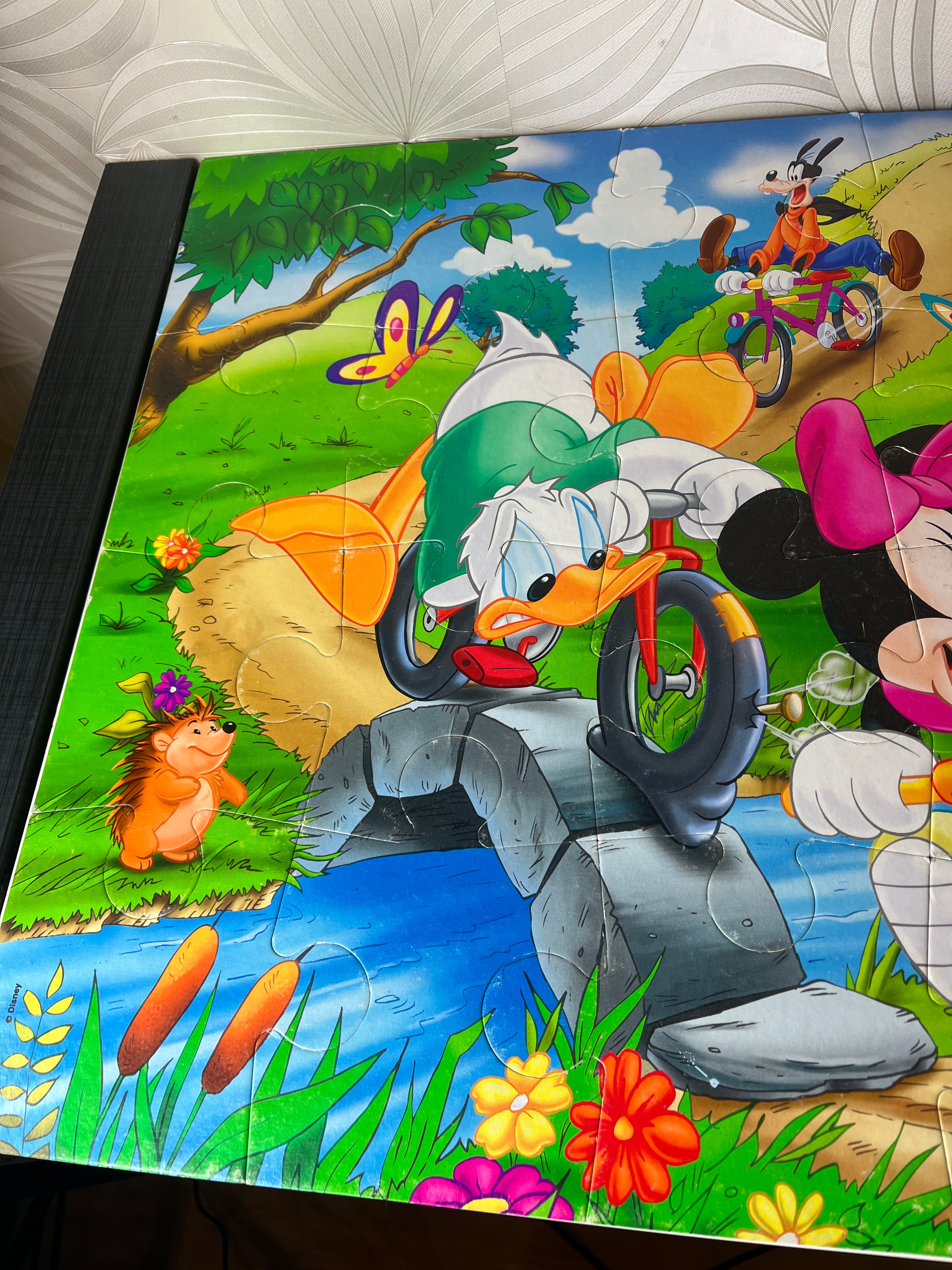 Clementoni „SuperColor MAXI“ dėlionė su Mickey Mouse, Minnie Mouse, Pluto ir Donald Duck