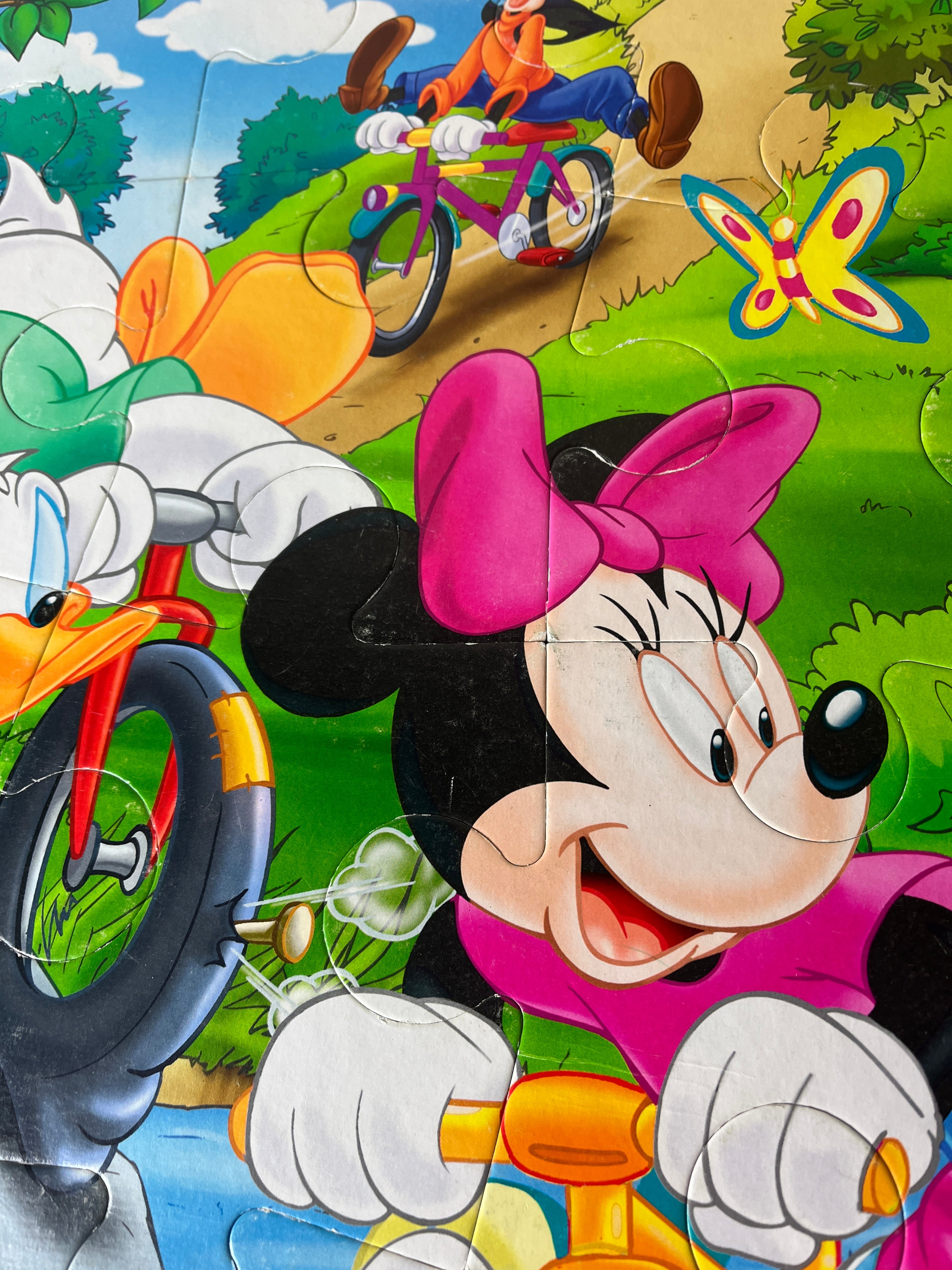 Clementoni „SuperColor MAXI“ dėlionė su Mickey Mouse, Minnie Mouse, Pluto ir Donald Duck