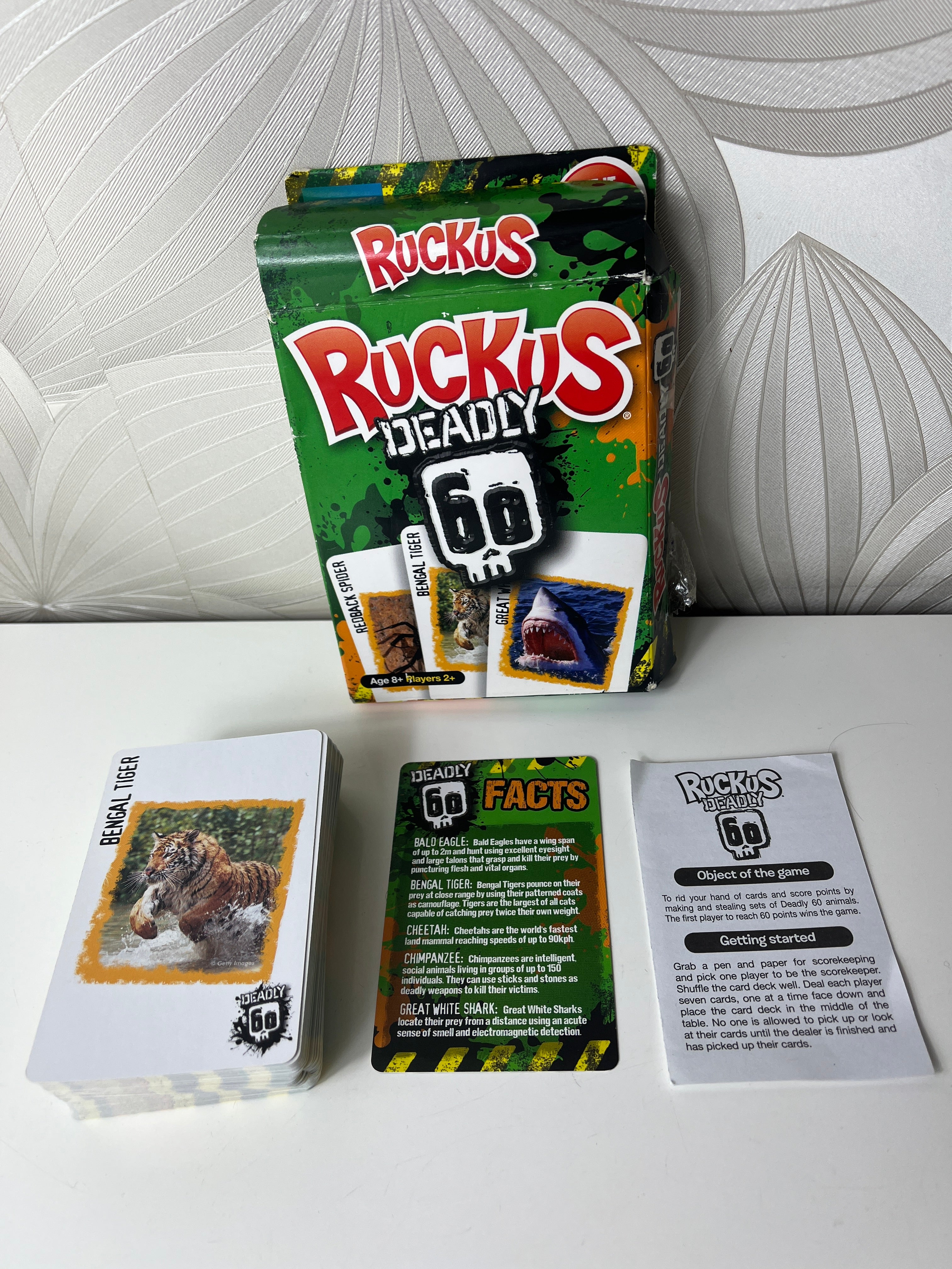 Kortų žaidimas „Ruckus Deadly 60“