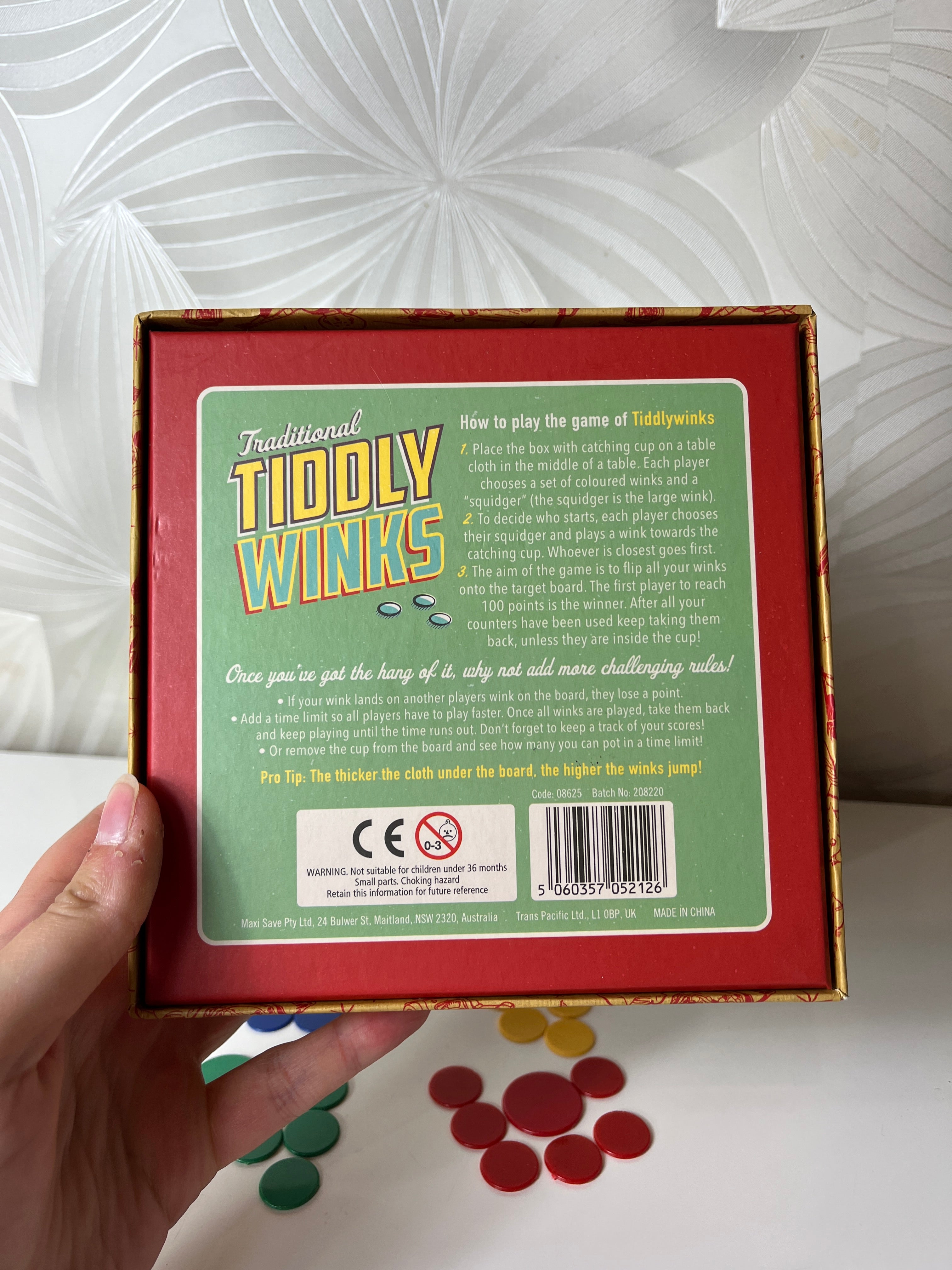 Stalo žaidimas „Tiddly Winks“