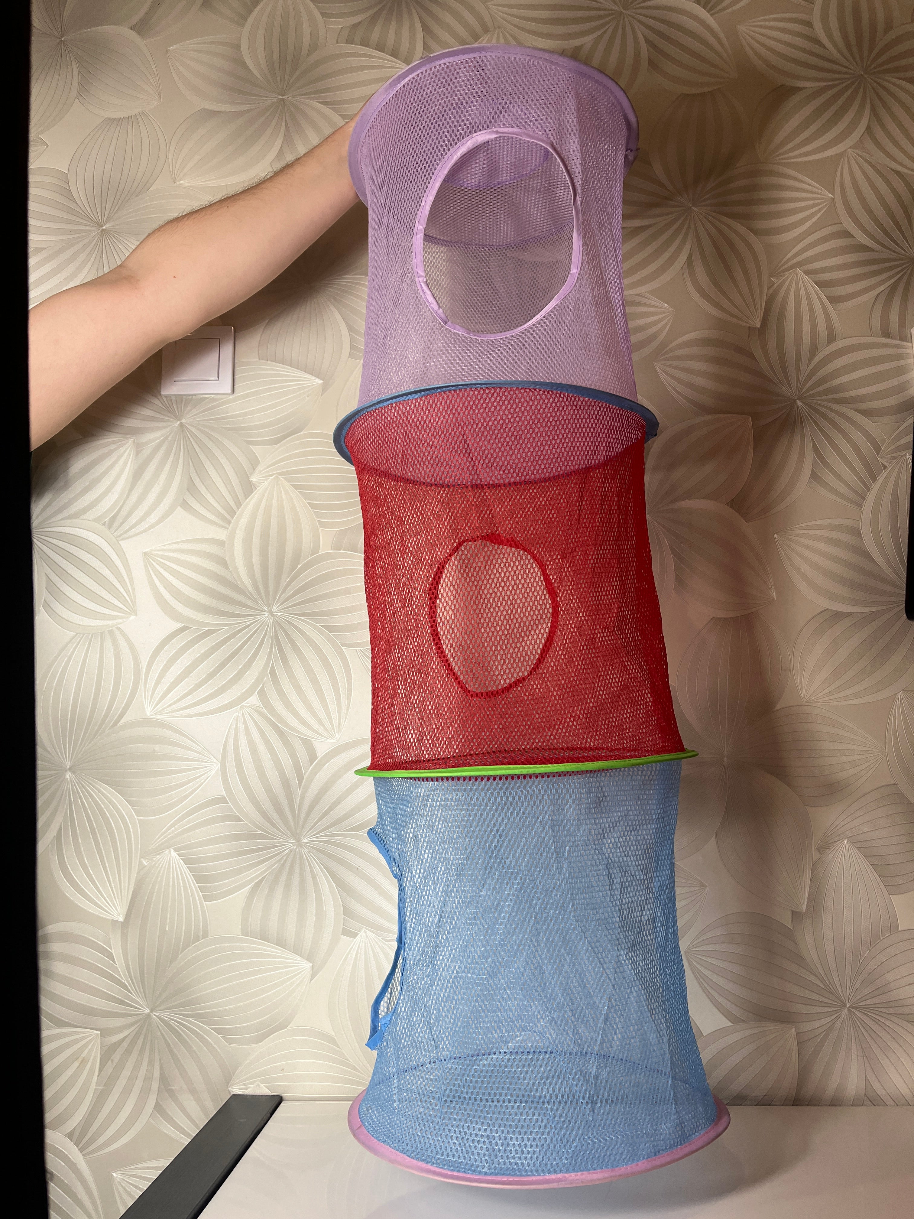 Pakabinama tinklelio lentyna žaislams