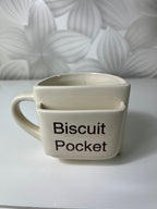 Puodelis su „Biscuit Pocket“ (kišenėle sausainiui)