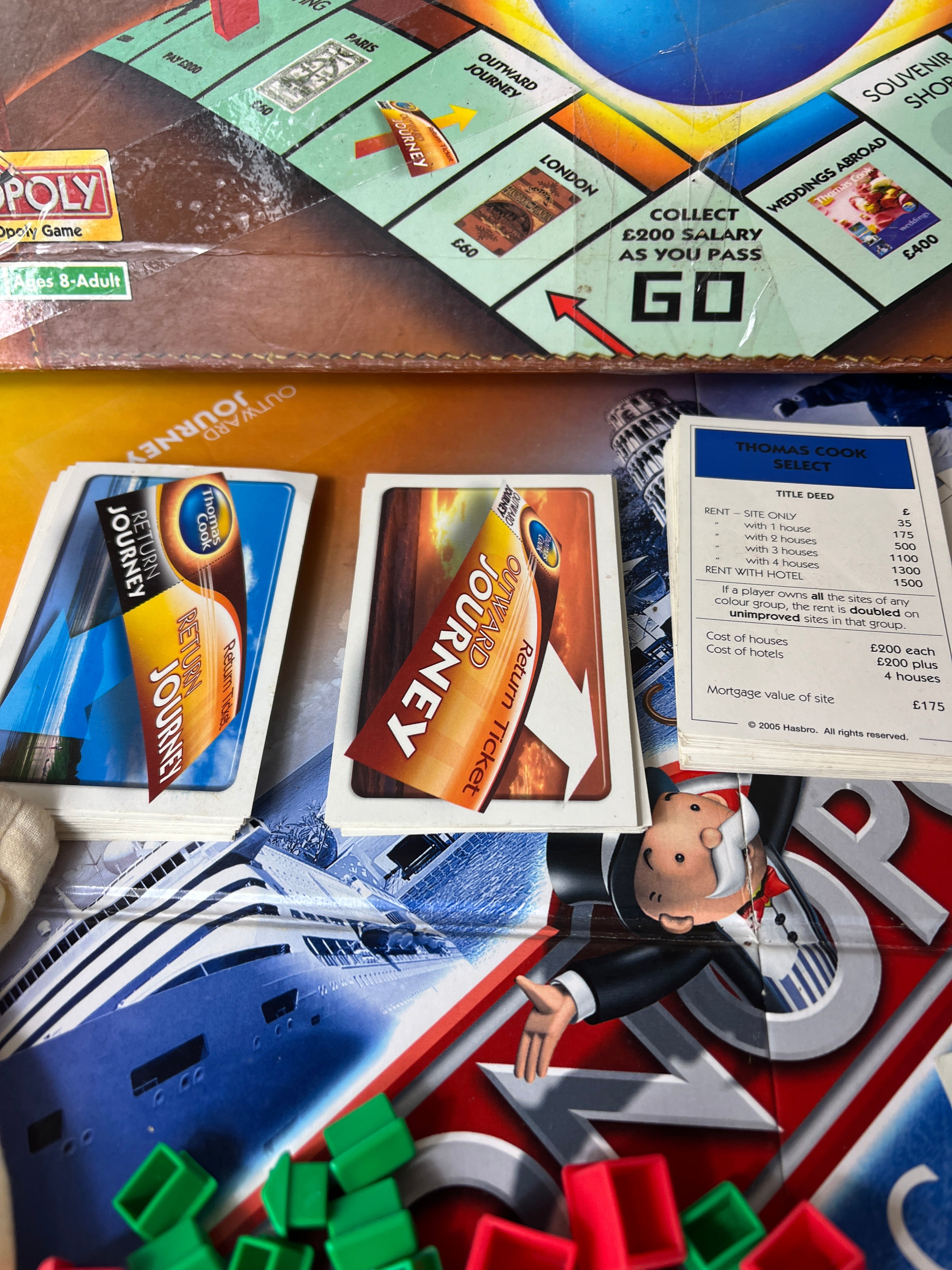 Vintažinis stalo žaidimas „Monopolis – Thomas Cook Edition“