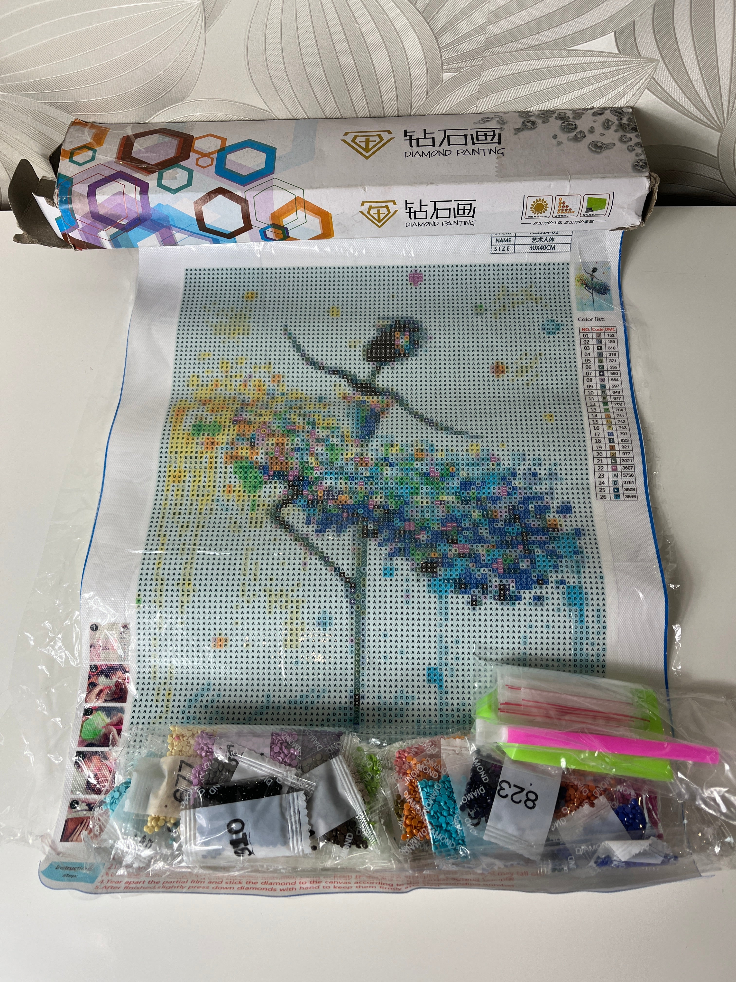 Deimantinės dėlionės rinkinys „Balerina“