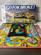 Vintažinis 1985-ųjų metų stalo žaidimas „Go for Broke!“