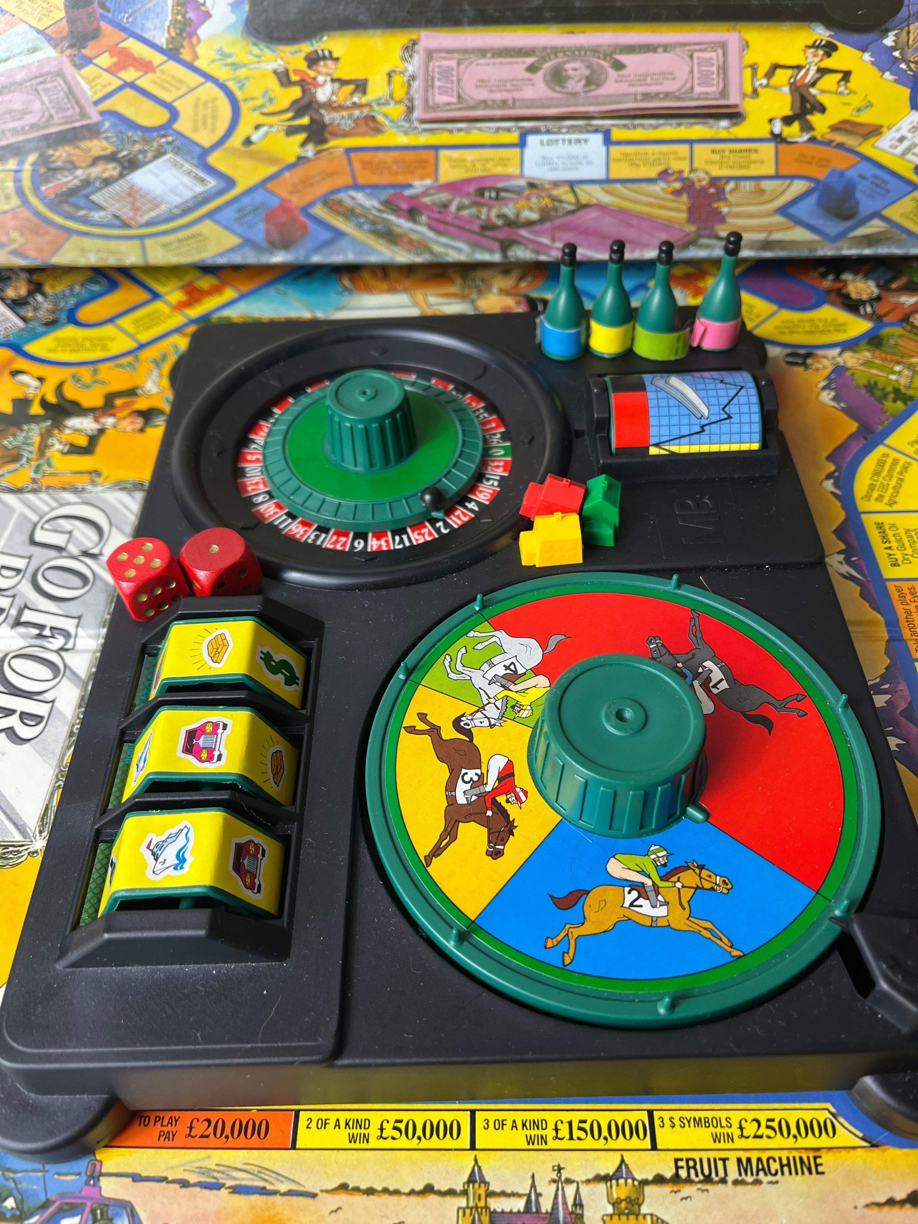 Vintažinis 1985-ųjų metų stalo žaidimas „Go for Broke!“