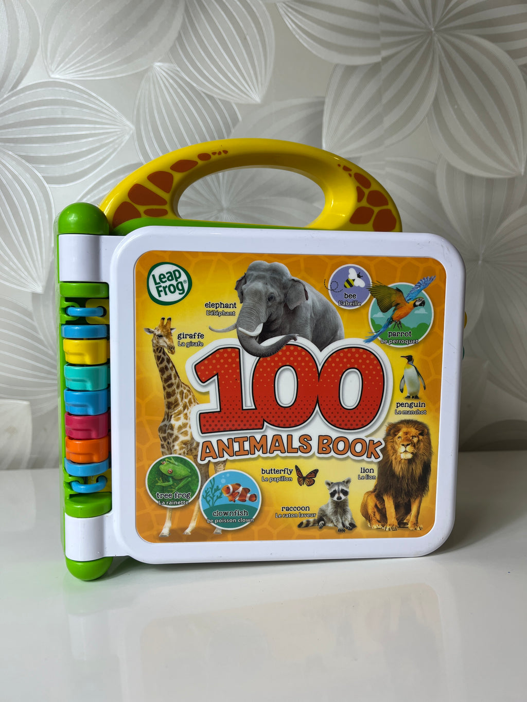 Lavinamasis žaislas - mokomoji knyga vaikui „LeapFrog 100 Animals Book“