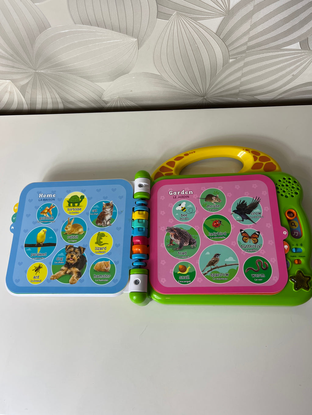 Lavinamasis žaislas - mokomoji knyga vaikui „LeapFrog 100 Animals Book“