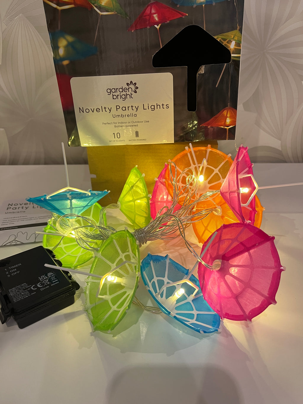 Dekoratyvinė girlianda „Skėtukai“