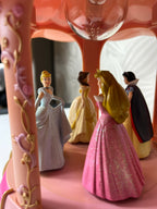 Vintažinė muzikinė lempa su Disney princesėmis