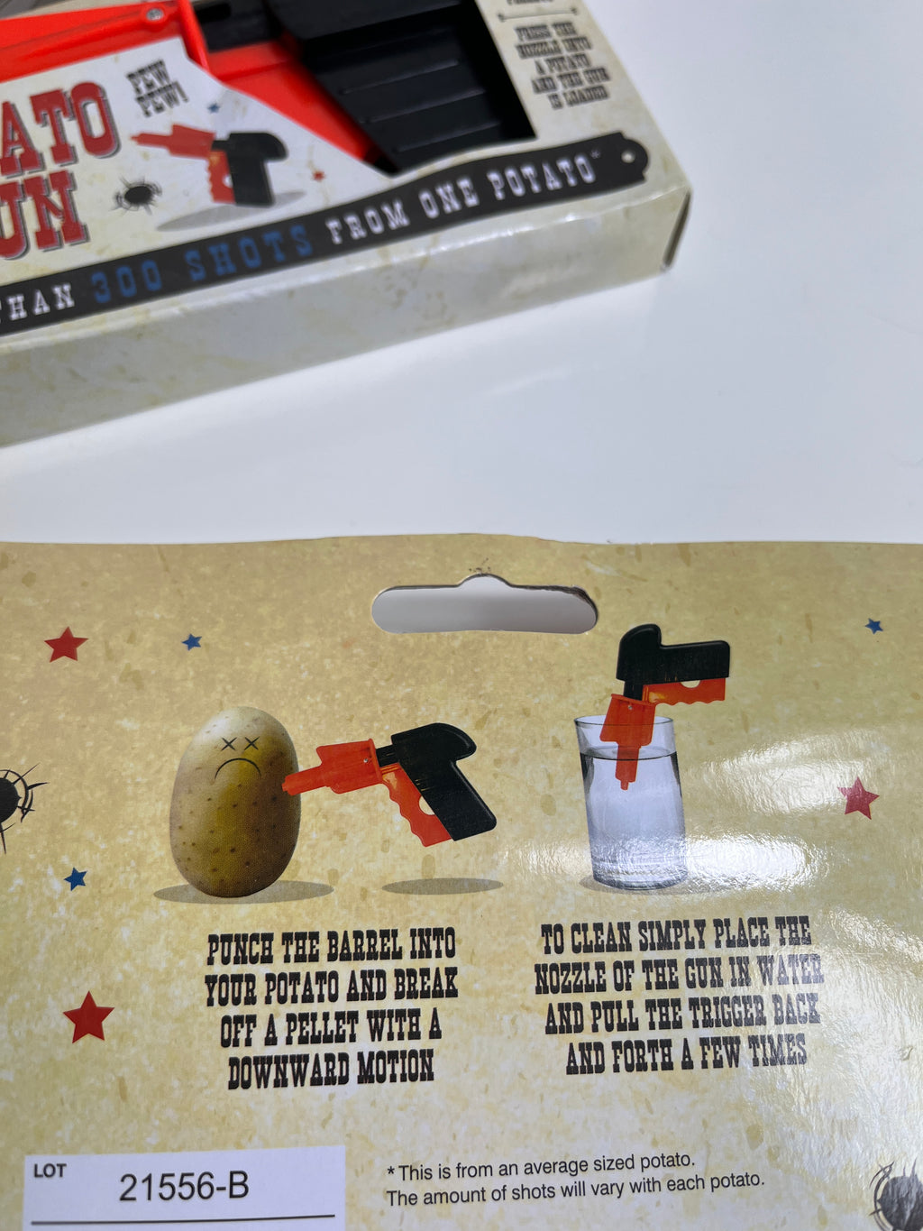 Žaislas vaikams bulviniai pistoletai „Potato Gun“ (2 vnt.)