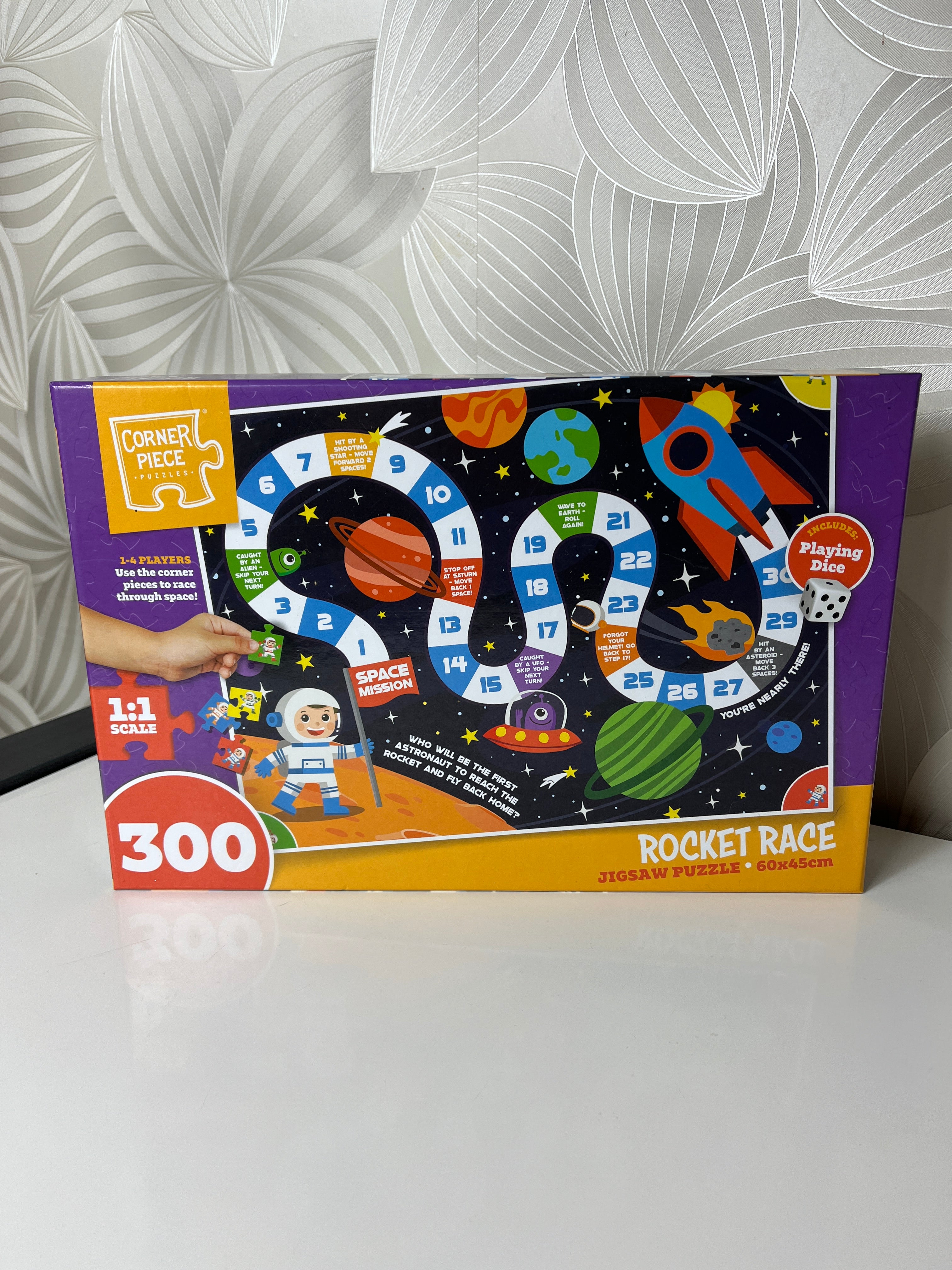 Dėlionė – stalo žaidimas vaikams „Rocket Race“