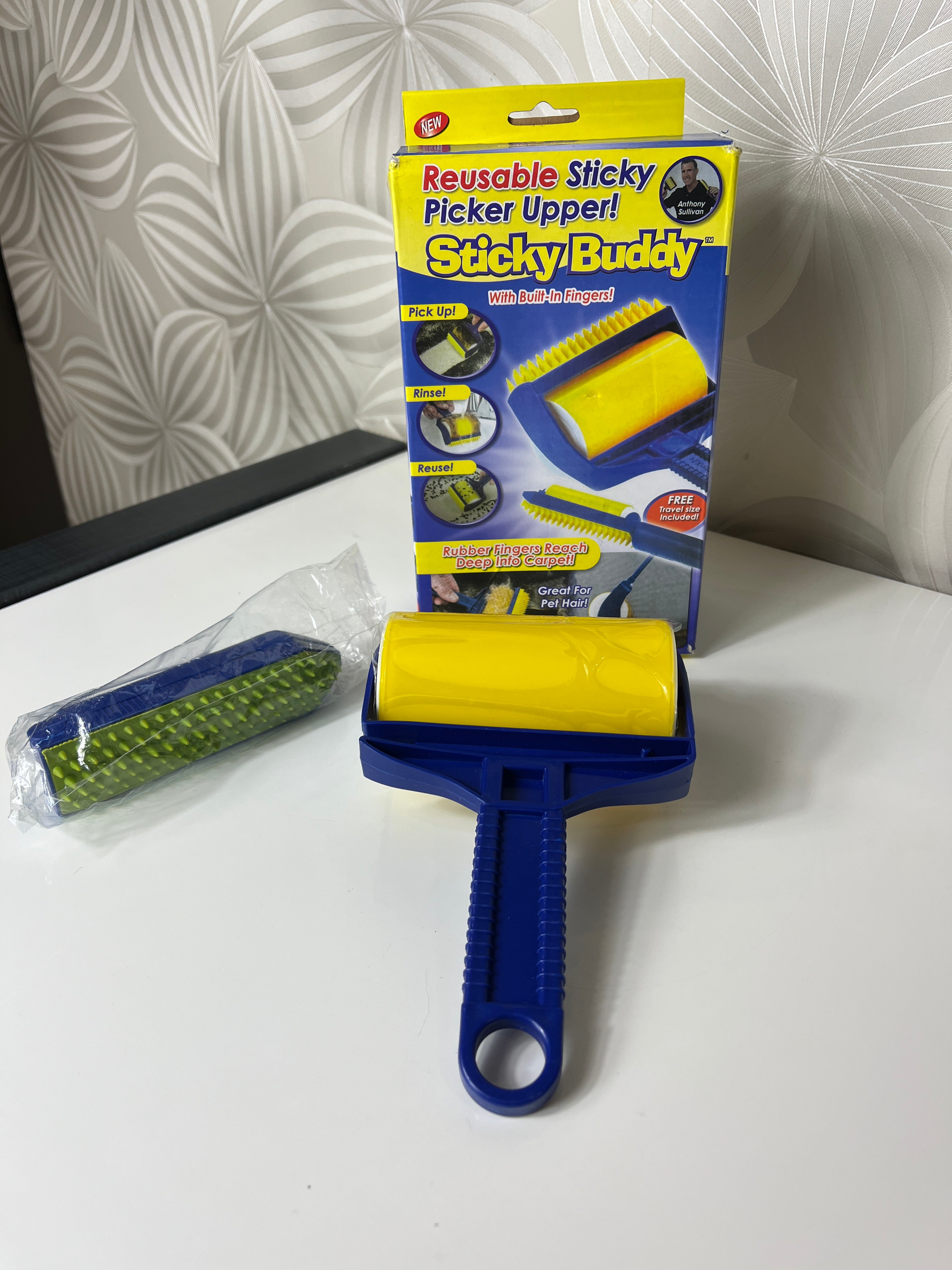 Daugkartinio naudojimo pūkų surinkėjų rinkinys „Sticky Buddy“