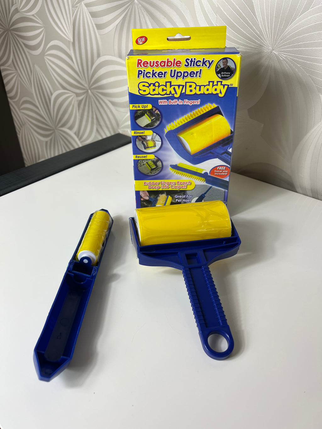 Daugkartinio naudojimo pūkų surinkėjų rinkinys „Sticky Buddy“