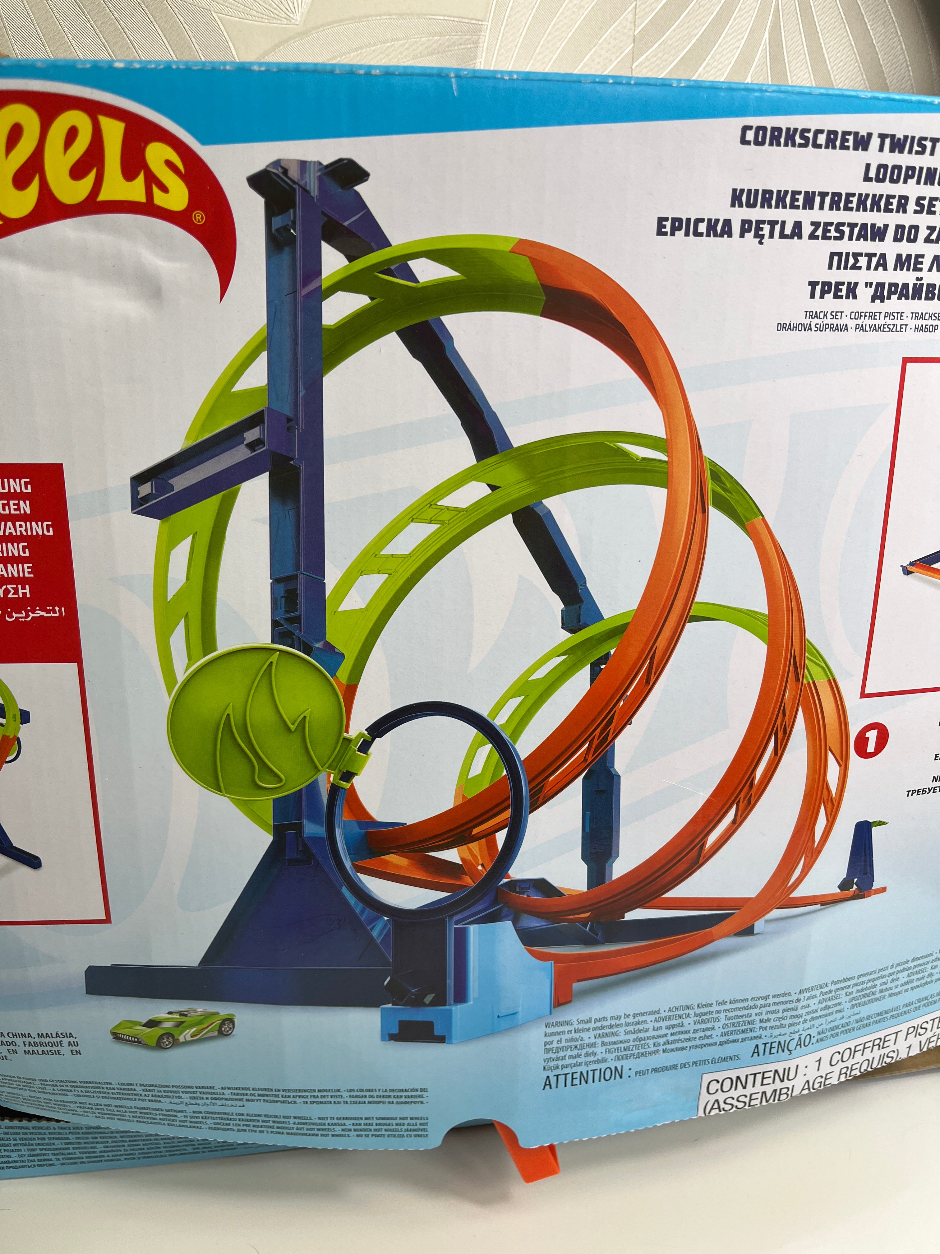 „Hot Wheels Action – Corkscrew Twist Kit“ kilpų trasa