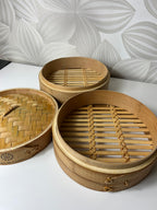 3-jų dalių komplektas kepimui garuose