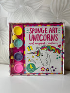 Kūrybinis rinkinys vaikams „Sponge Art: Unicorns and Magical Creatures“