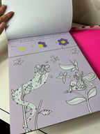 Kūrybinis rinkinys vaikams „Sponge Art: Unicorns and Magical Creatures“