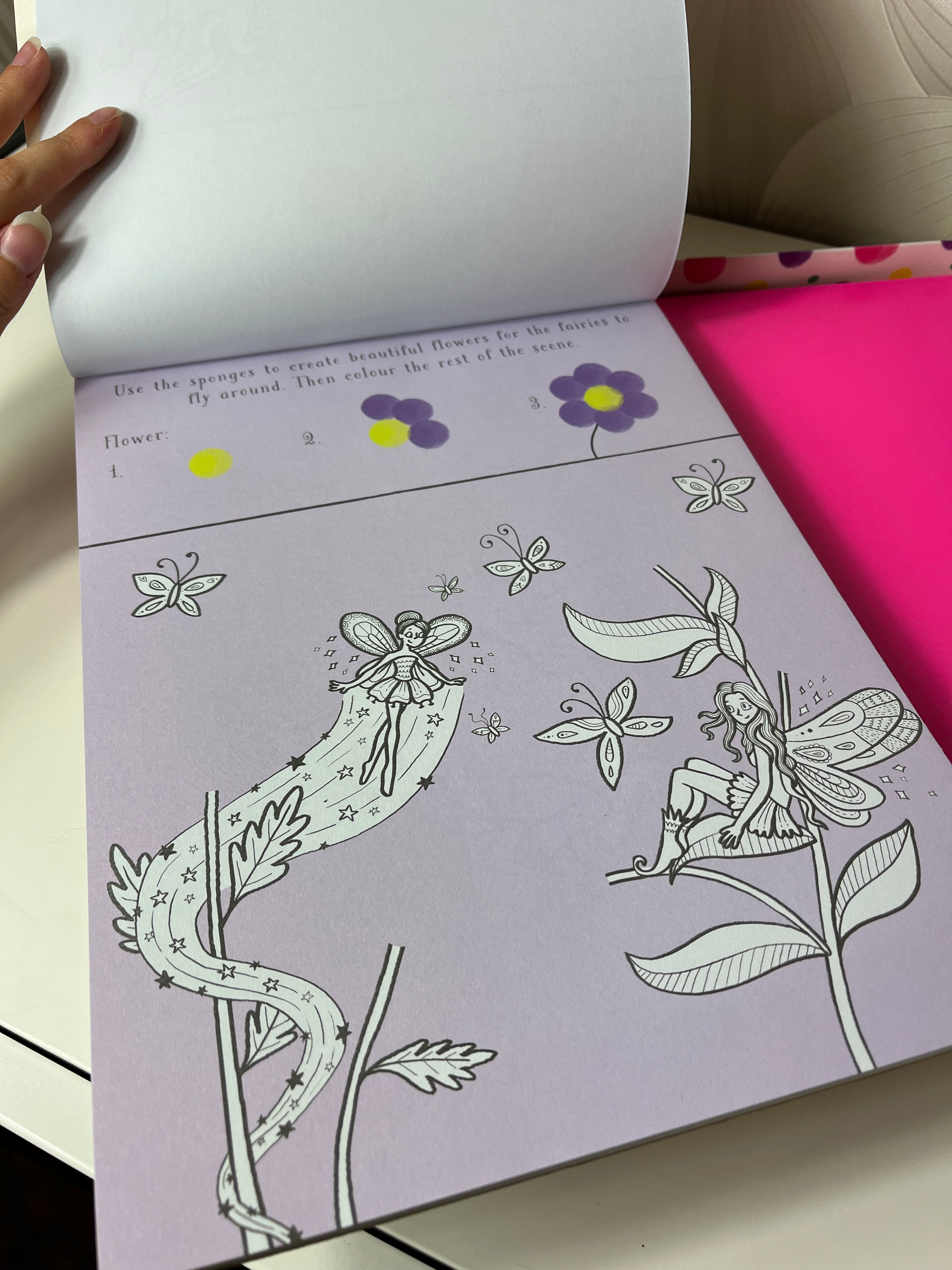 Kūrybinis rinkinys vaikams „Sponge Art: Unicorns and Magical Creatures“