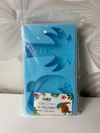 Silikoninės formelės ledams su 2 plastikiniais pagaliukais