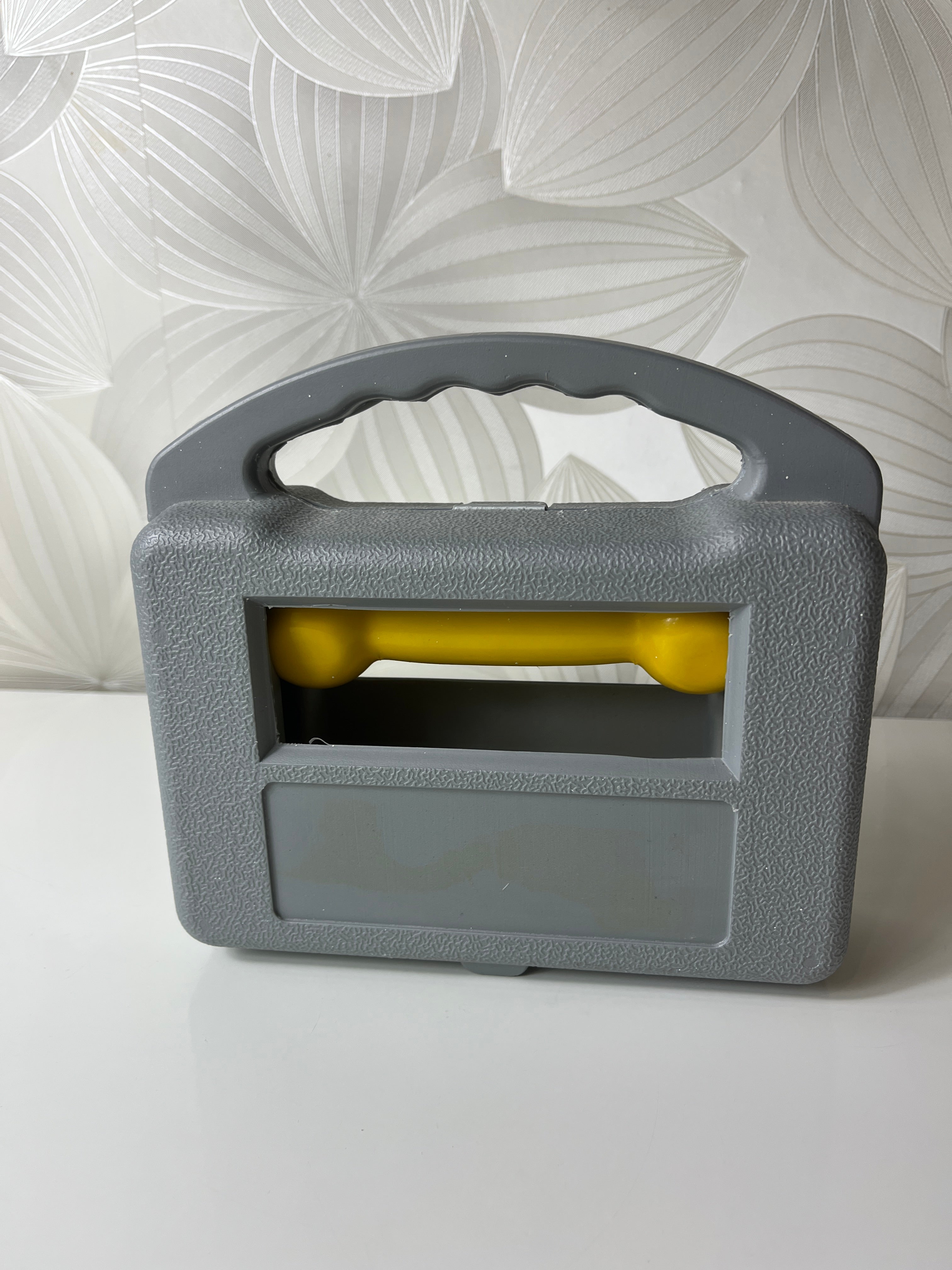 Geltonų svarmenų rinkinys su dėžute (2 x 0,5 kg)