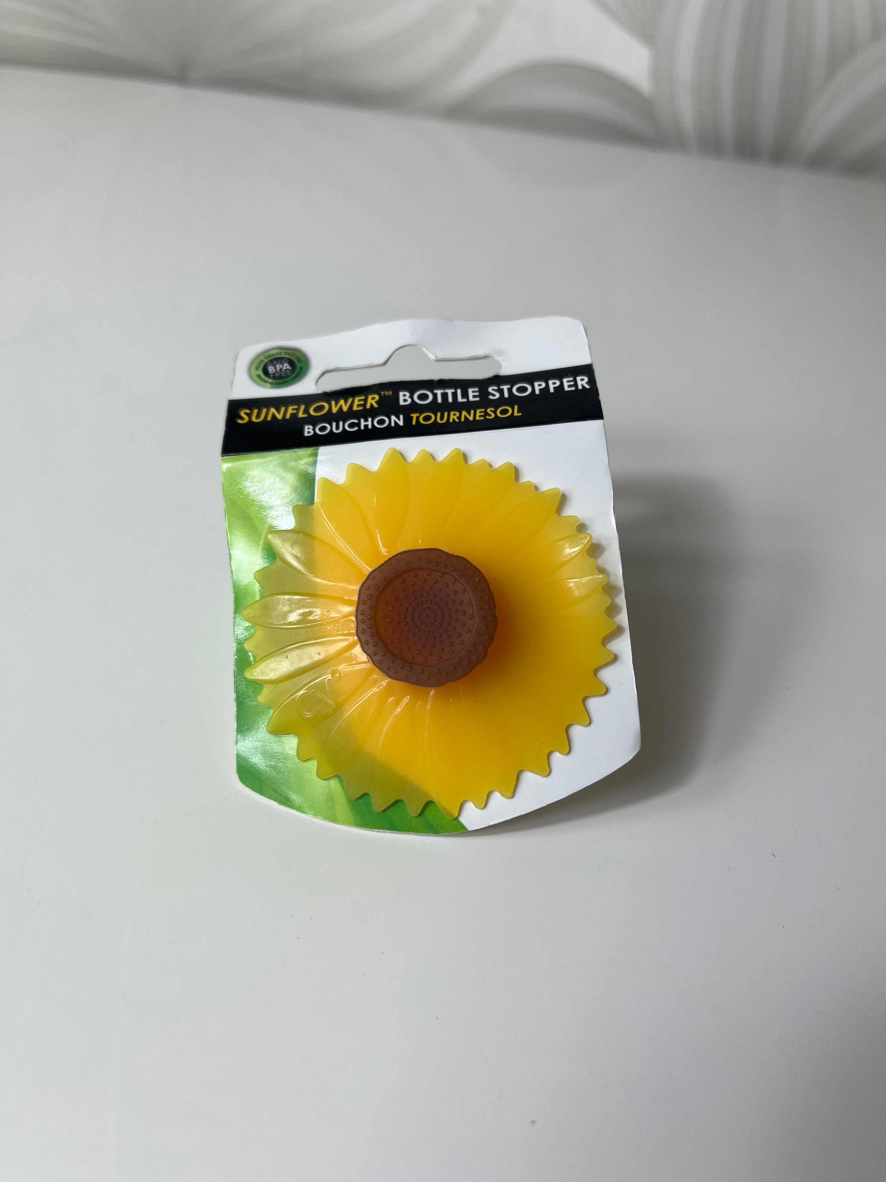 Saulėgrąžos formos butelių kamštukas