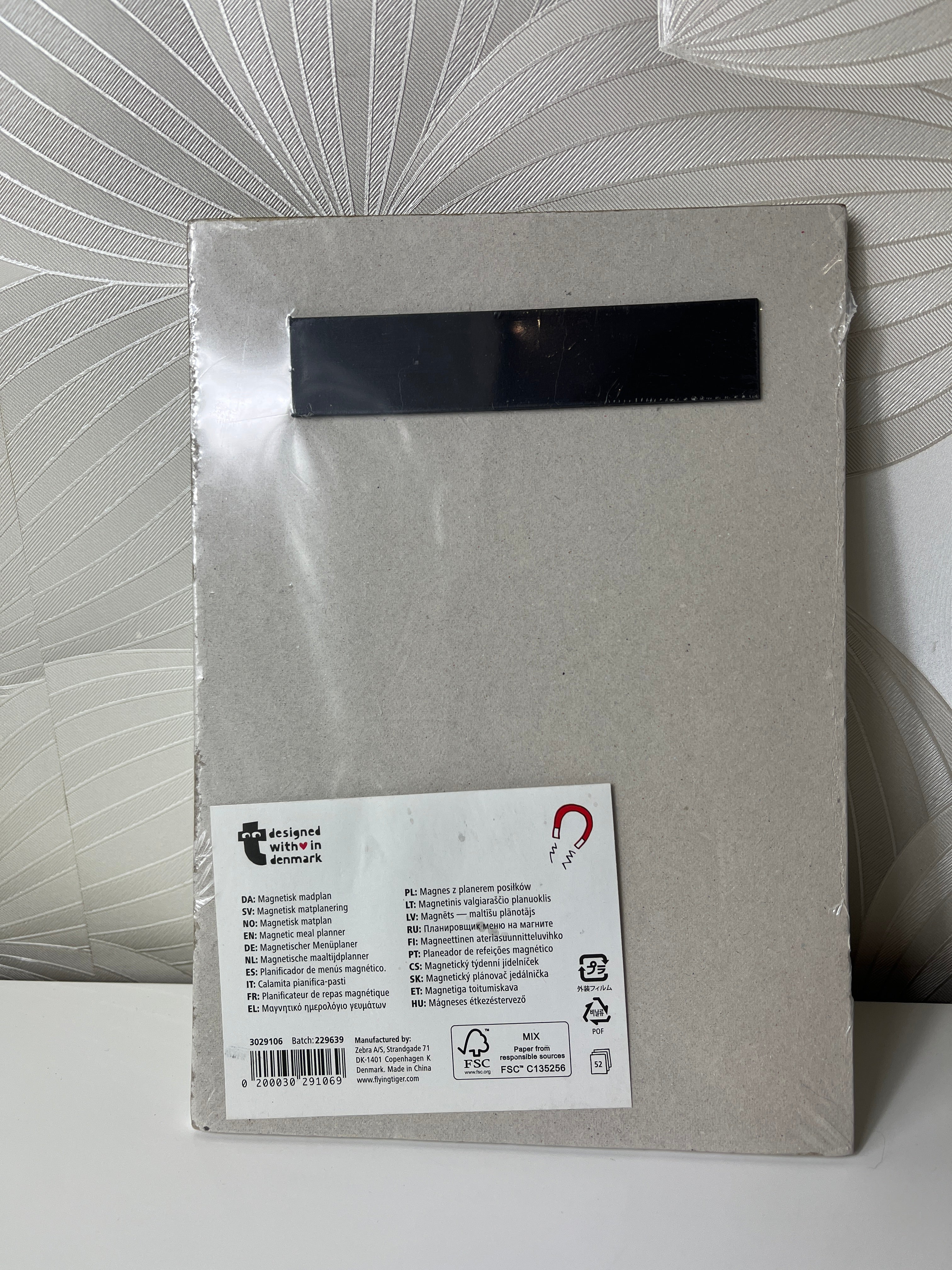 Magnetinė savaitės meniu planavimo lenta – planuoklis